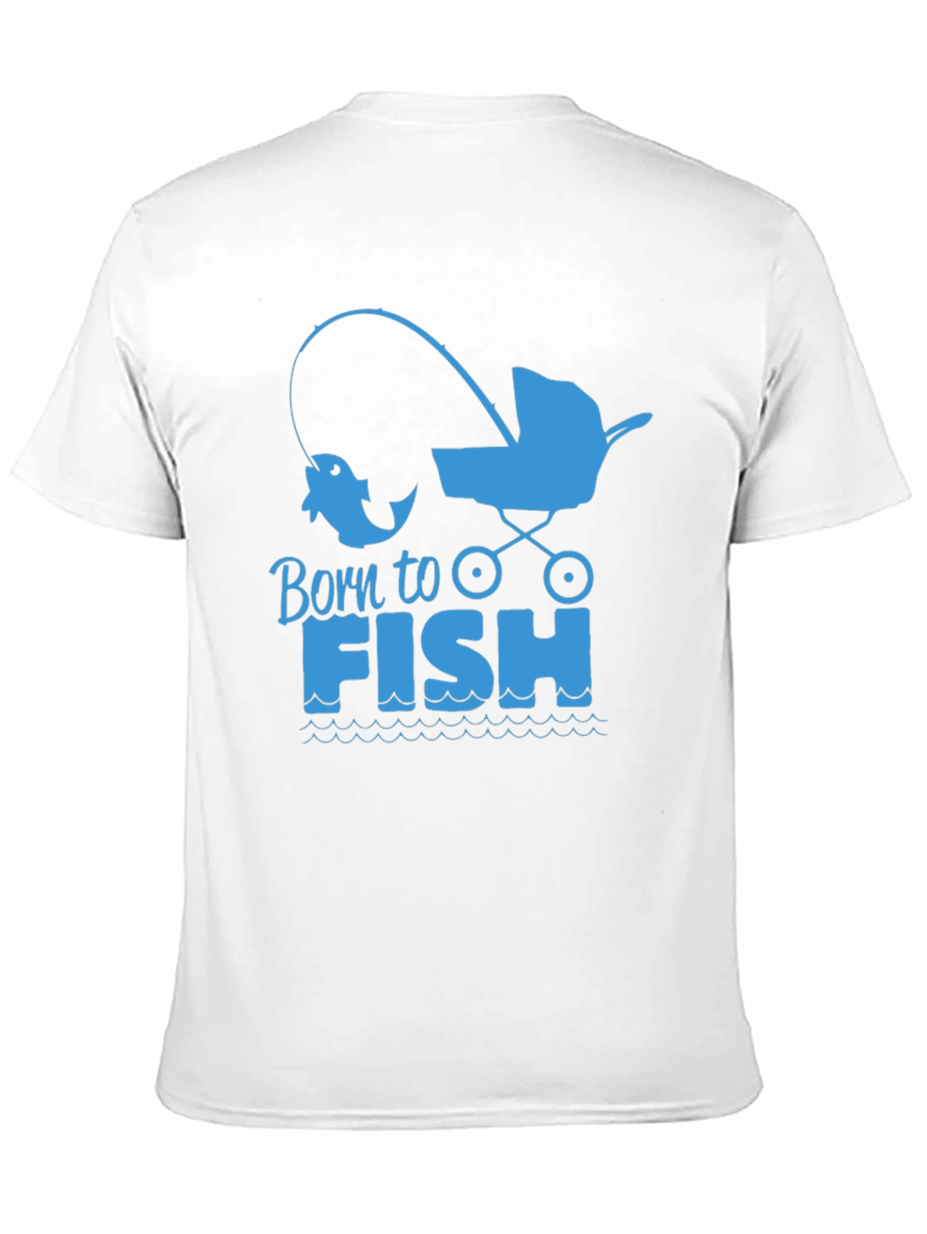 Born to Fish Baby Stroller Graphic T-Shirt