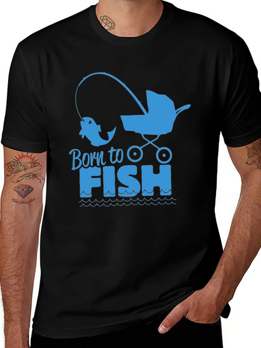 Born to Fish Baby Stroller Graphic T-Shirt