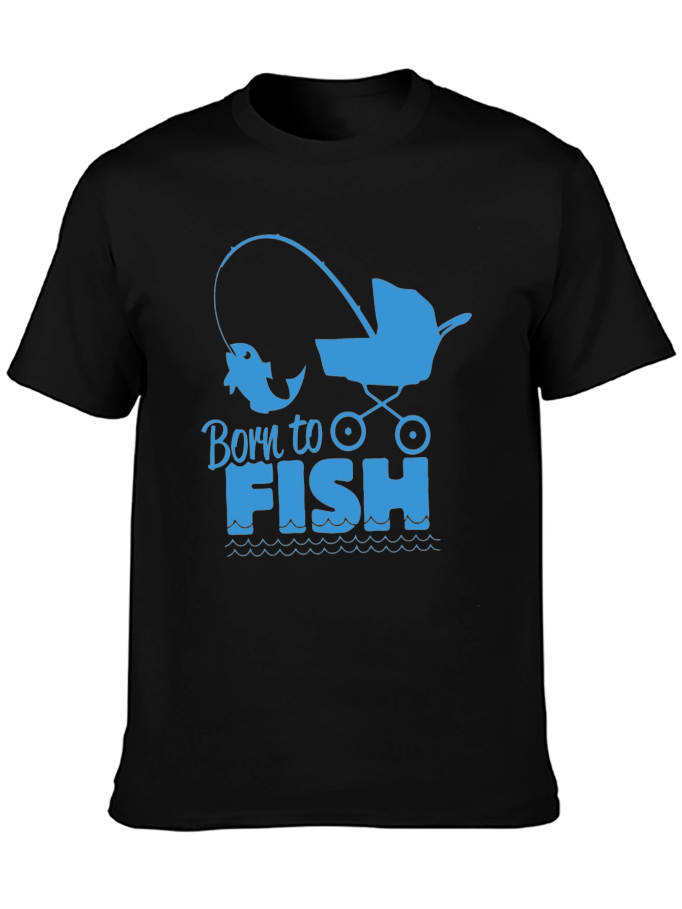 Born to Fish Baby Stroller Graphic T-Shirt