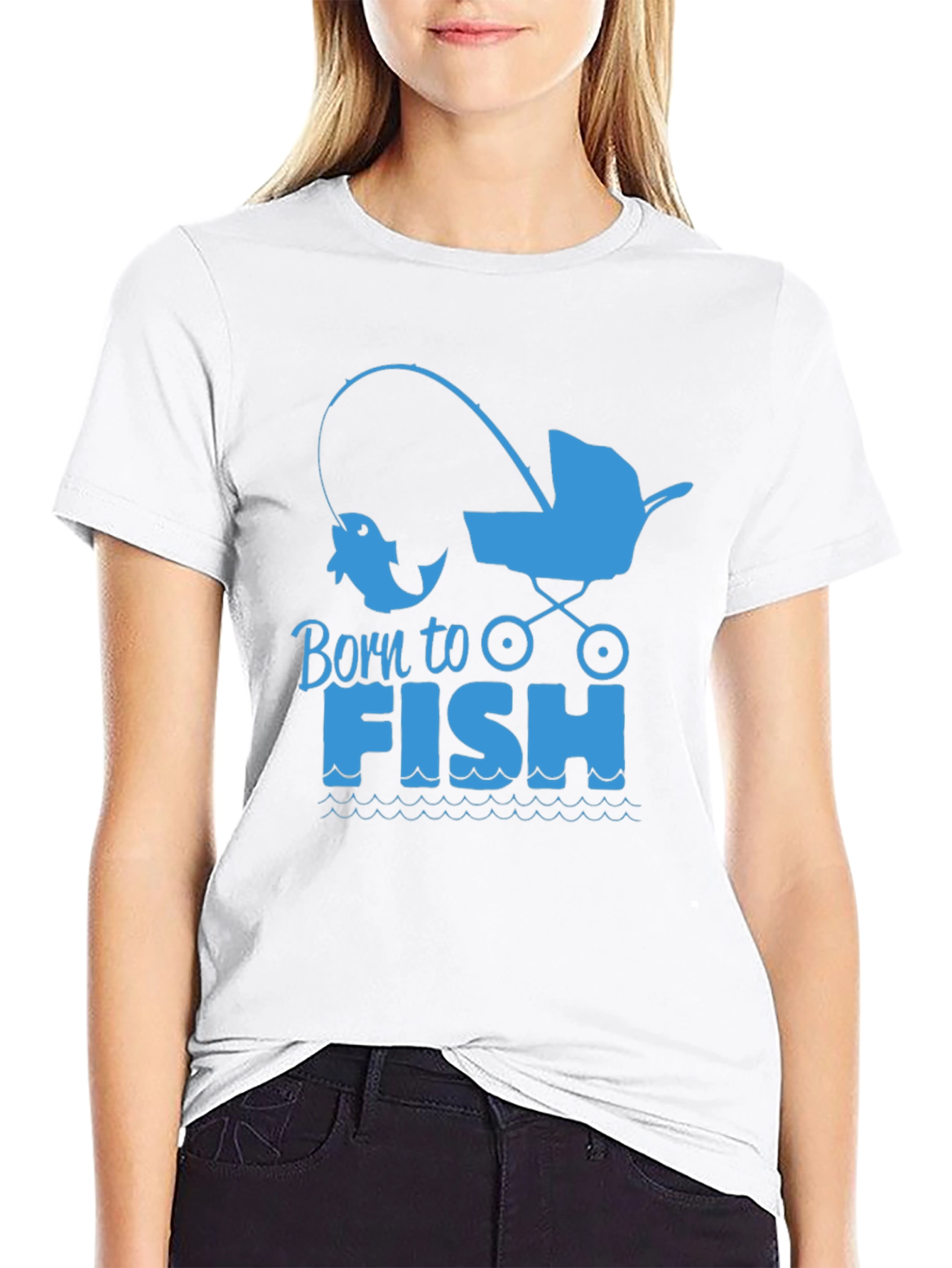 Born to Fish Baby Stroller Graphic T-Shirt