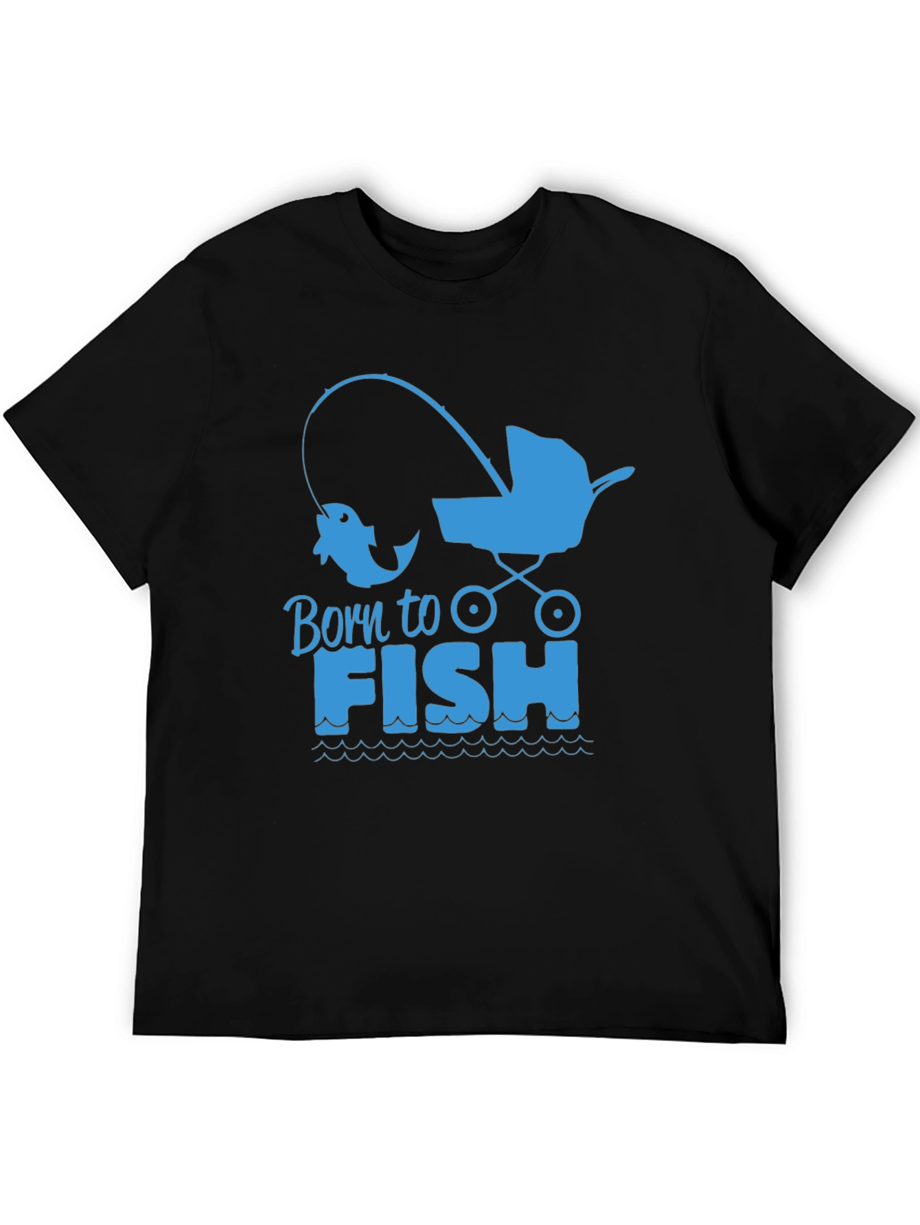 Born to Fish Baby Stroller Graphic T-Shirt