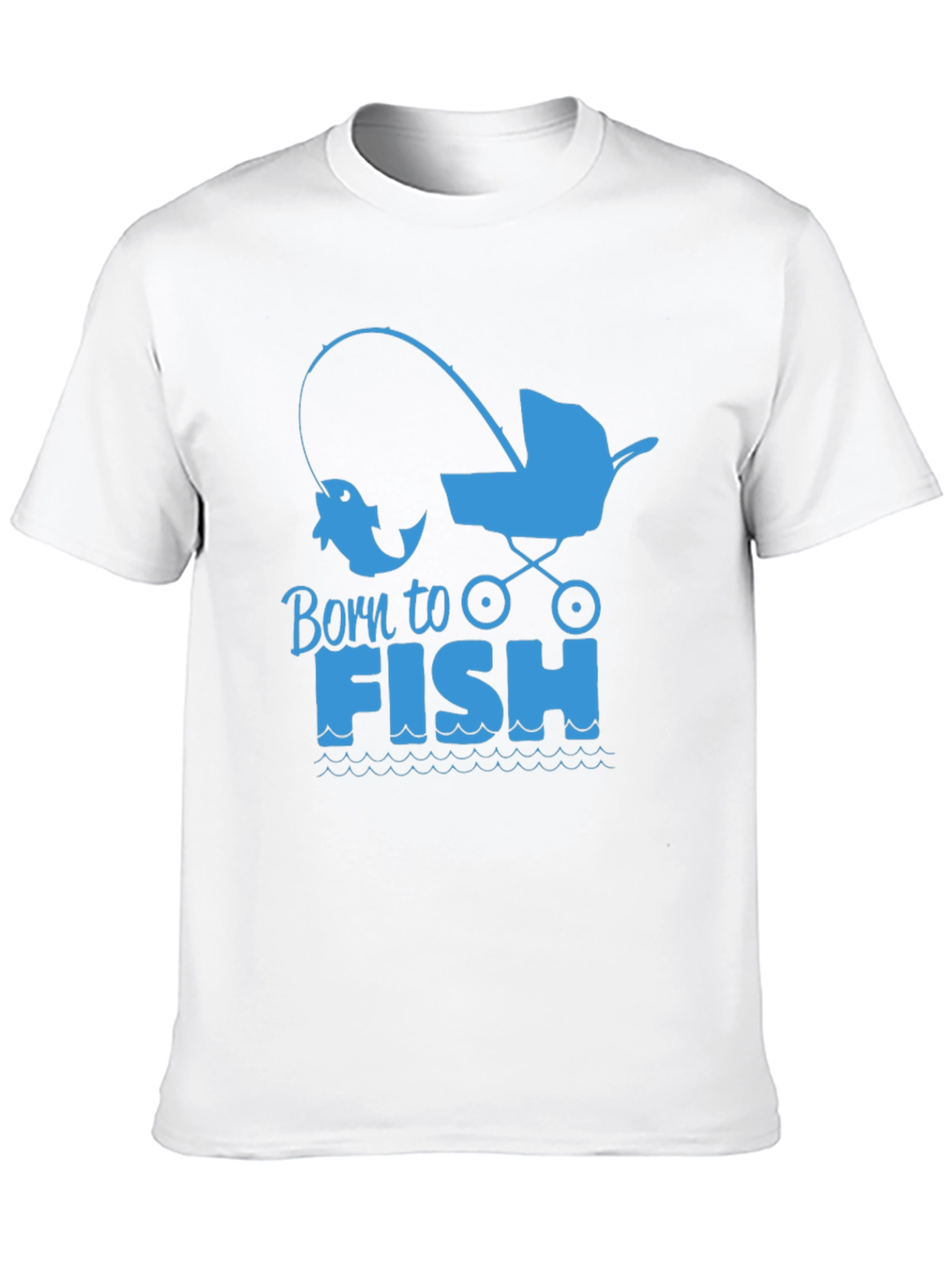 Born to Fish Baby Stroller Graphic T-Shirt