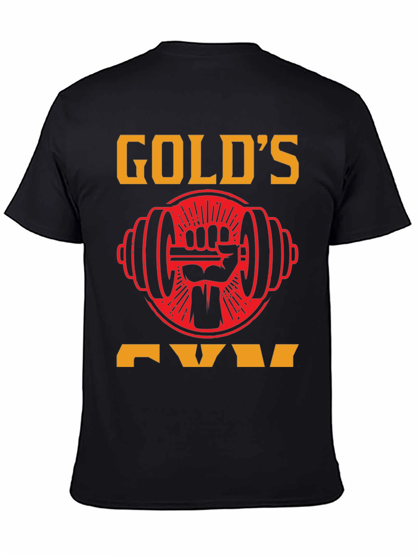 Golds Gym Black T-Shirt - Weightlifting Apparel