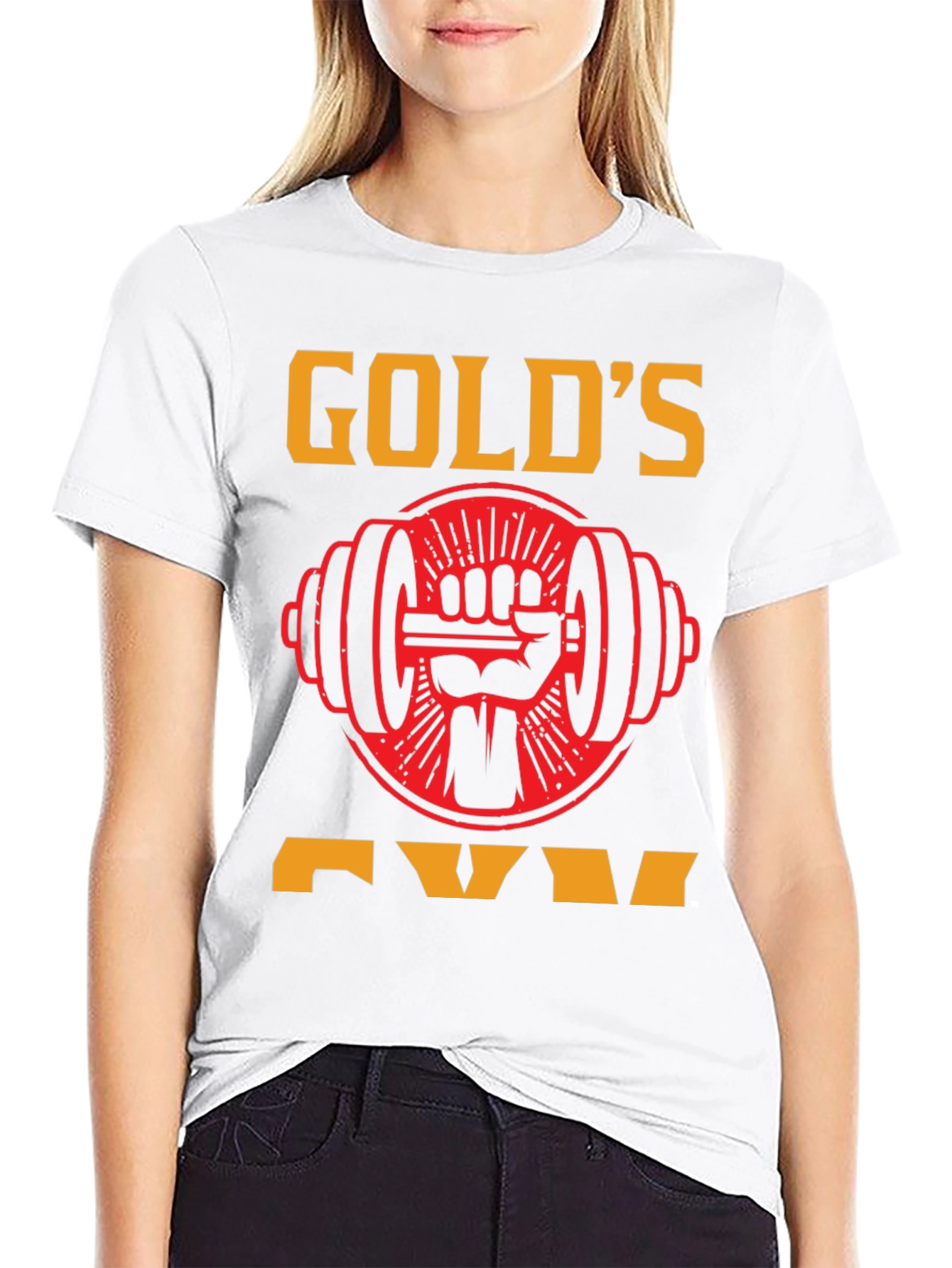 Golds Gym Black T-Shirt - Weightlifting Apparel