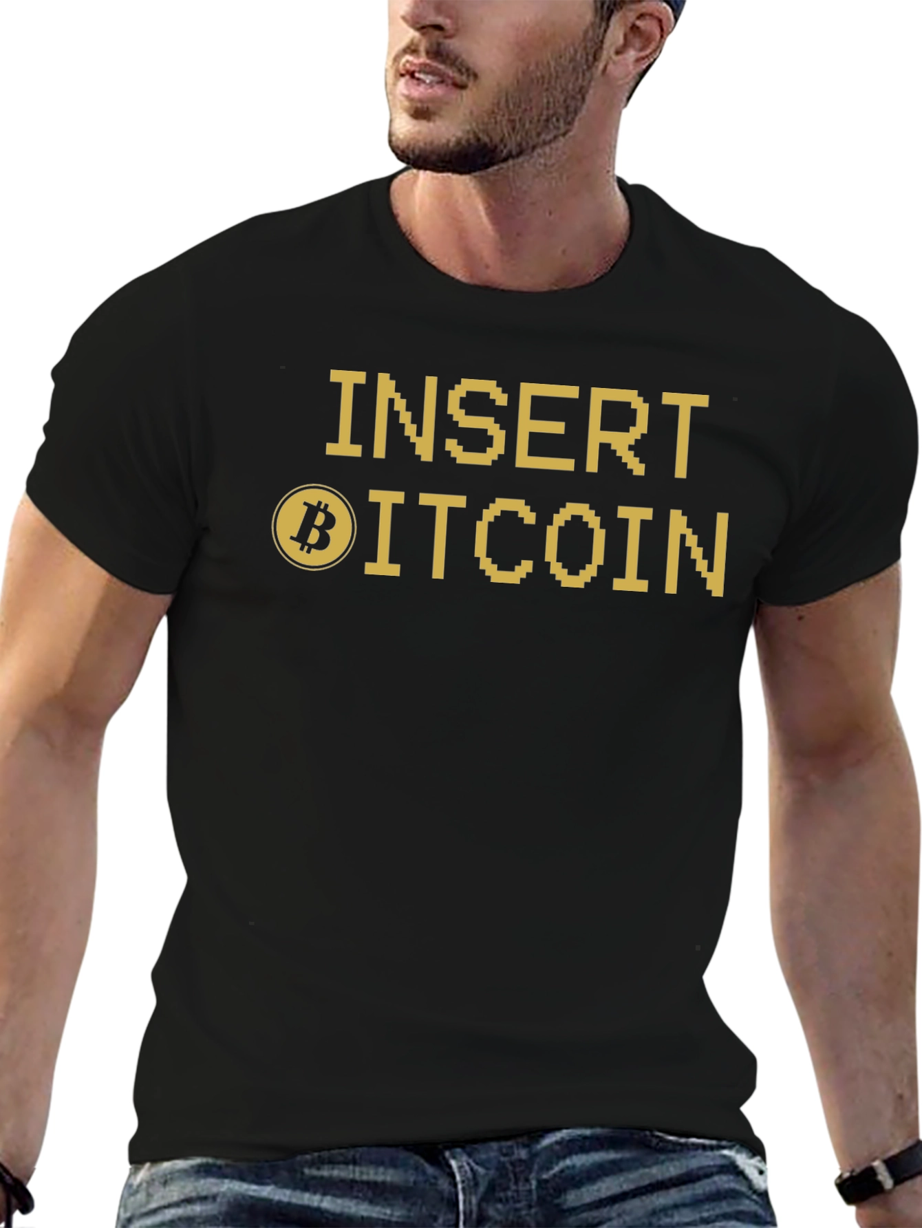 Insert Bitcoin Crypto T-Shirt