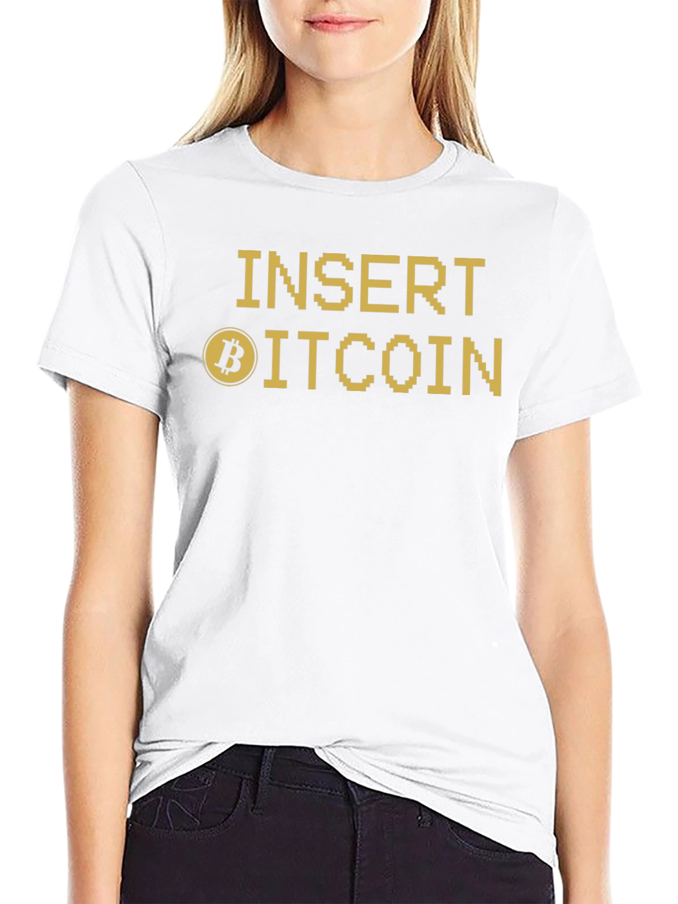 Insert Bitcoin Crypto T-Shirt