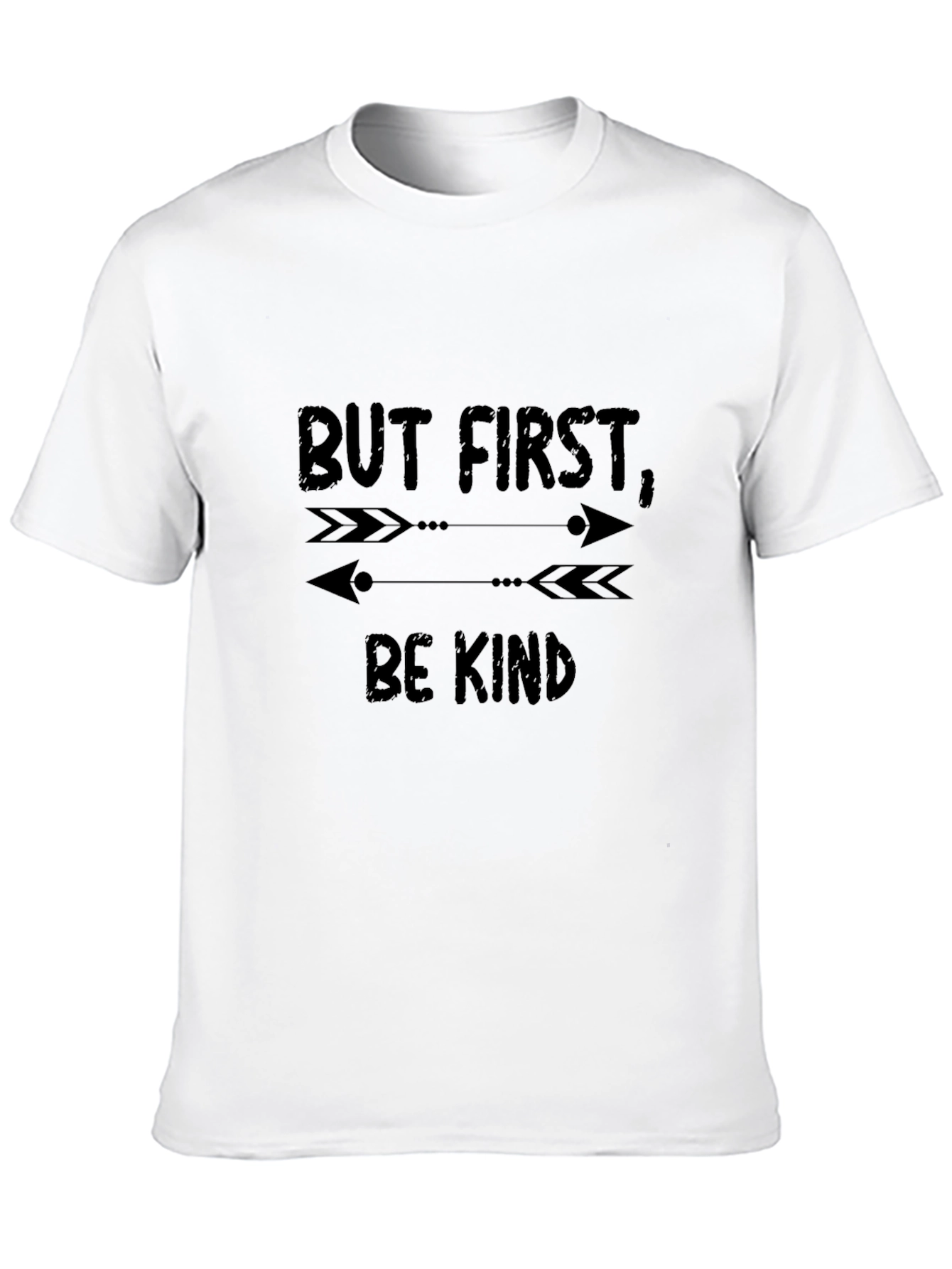 But First Be Kind T-Shirt | Black Casual Tee