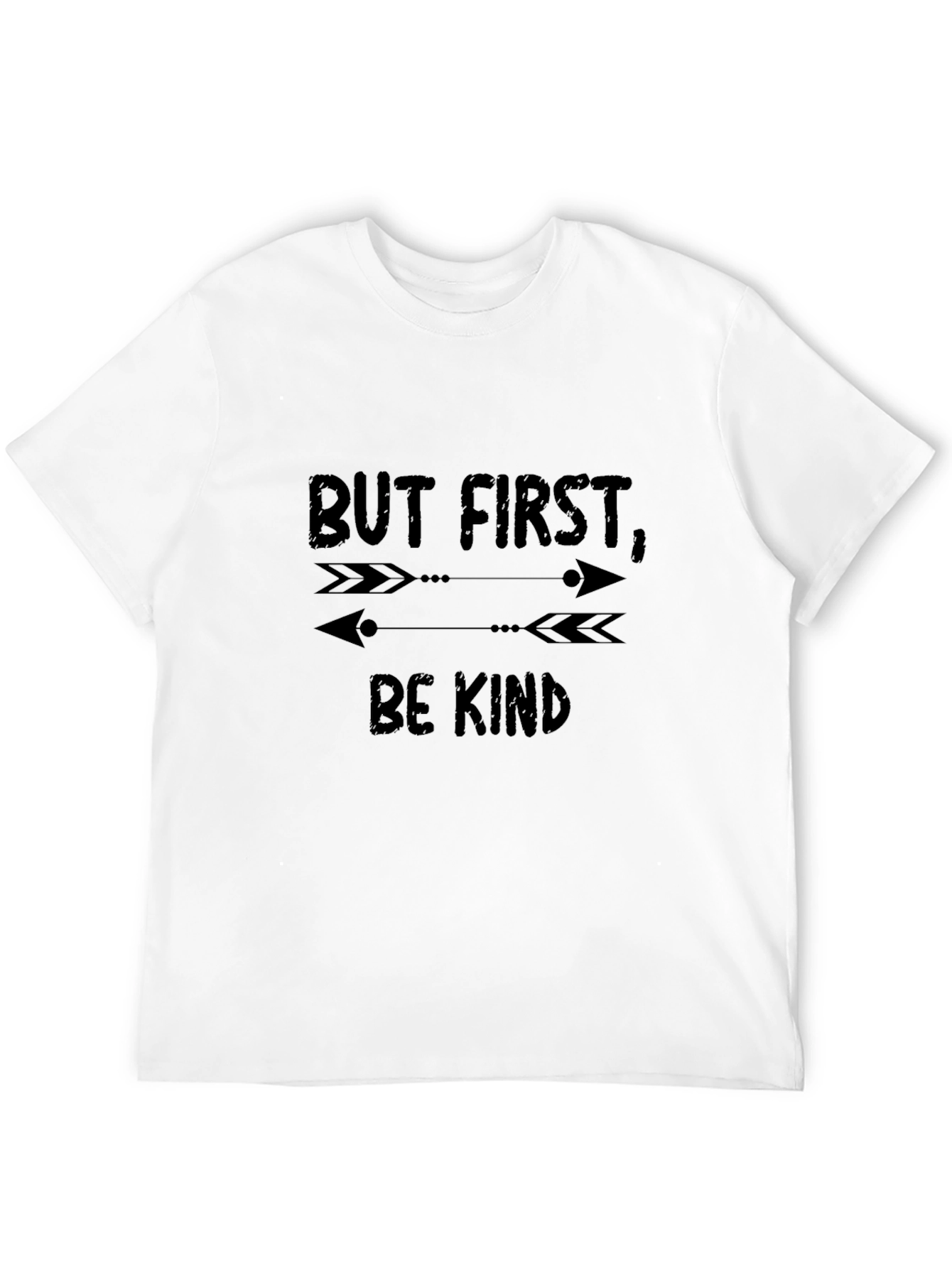 But First Be Kind T-Shirt | Black Casual Tee