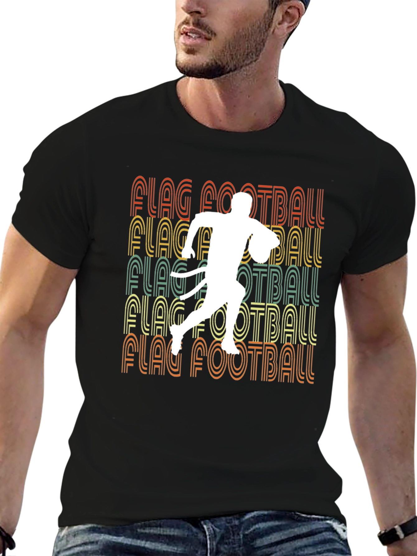 Flag Football Retro T-Shirt