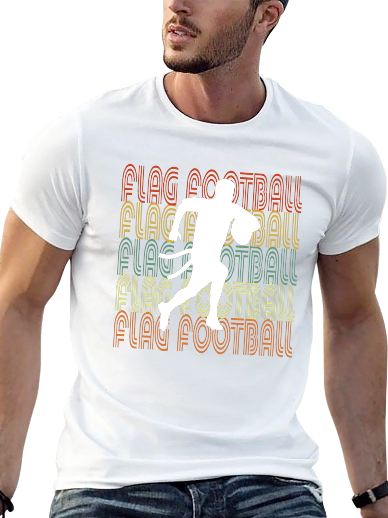 Flag Football Retro T-Shirt