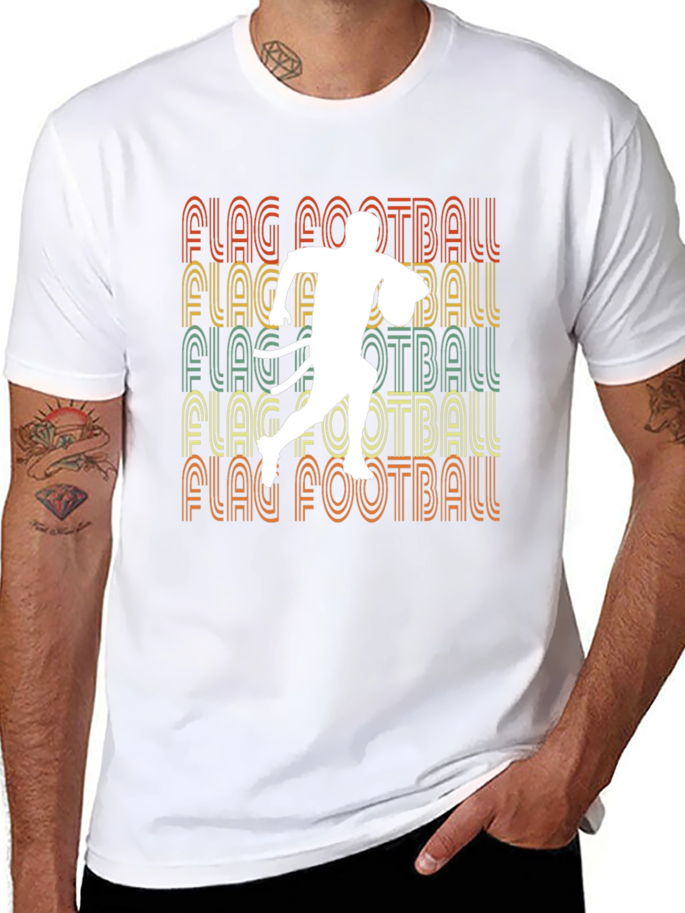 Flag Football Retro T-Shirt