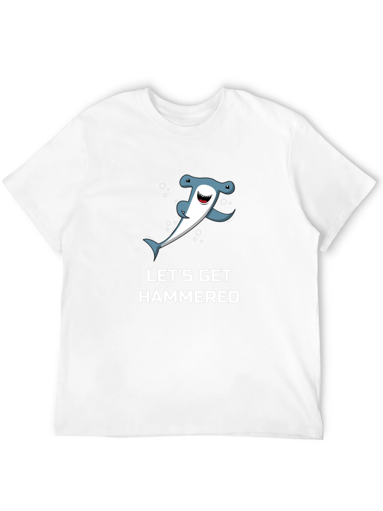 Lets Get Hammered T-Shirt - Hammerhead Shark Graphic Tee