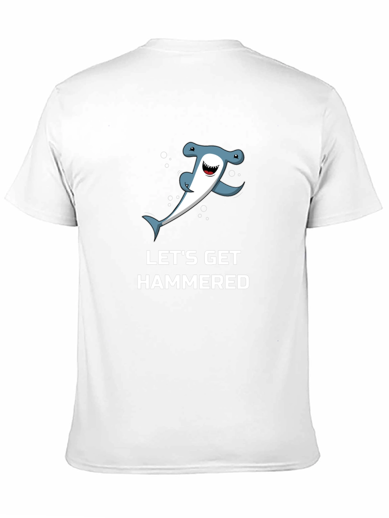 Lets Get Hammered T-Shirt - Hammerhead Shark Graphic Tee