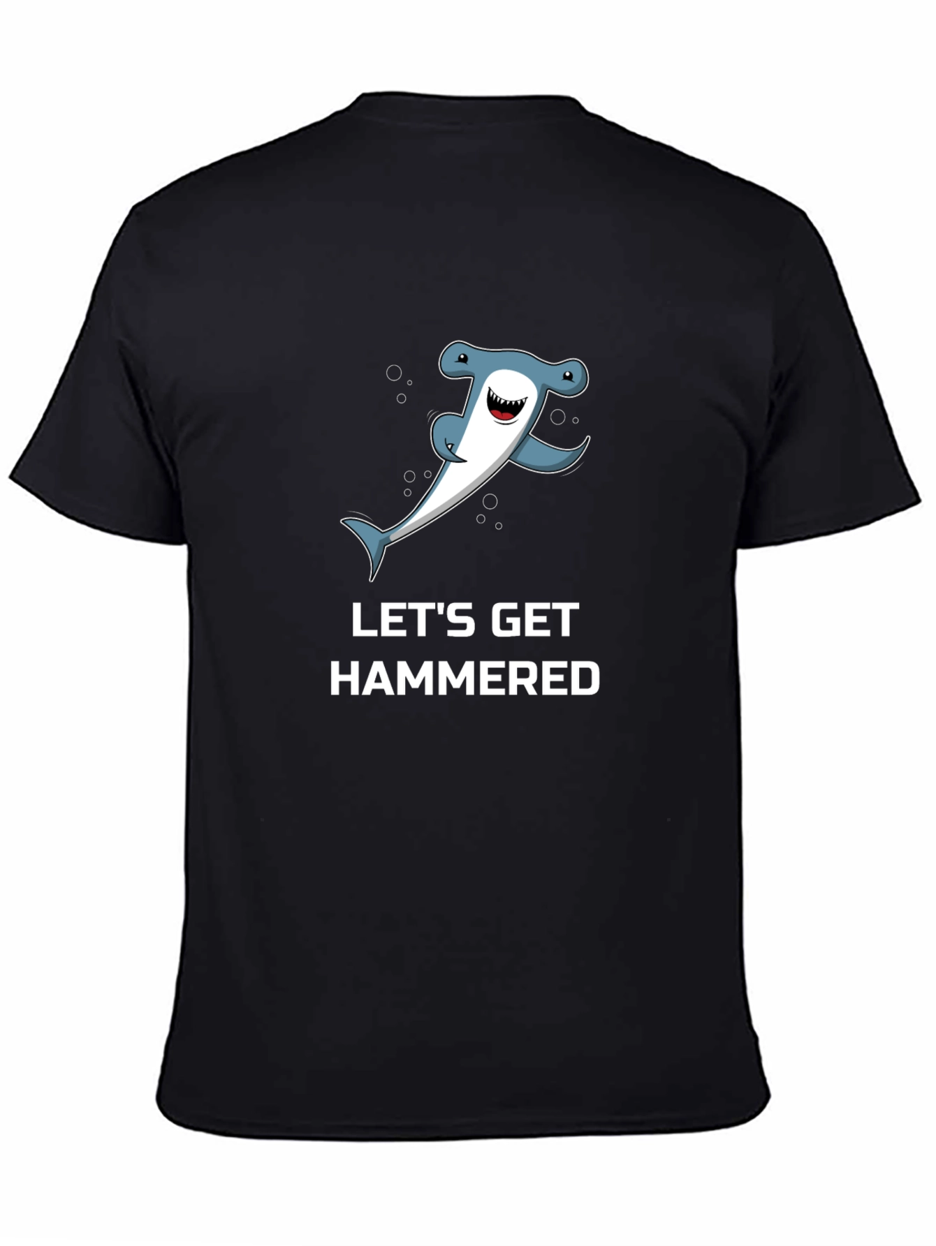 Lets Get Hammered T-Shirt - Hammerhead Shark Graphic Tee