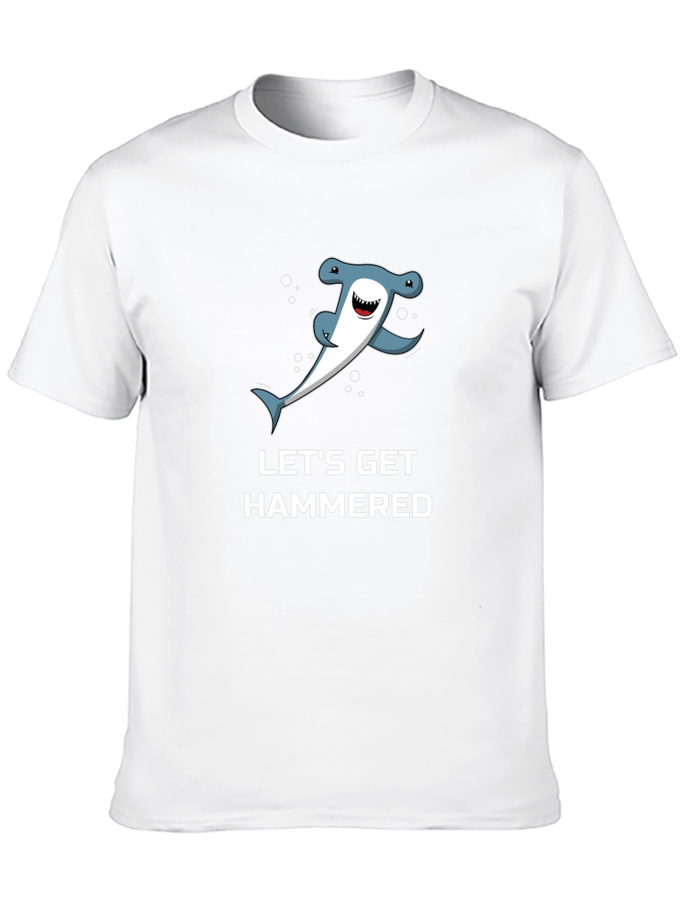 Lets Get Hammered T-Shirt - Hammerhead Shark Graphic Tee
