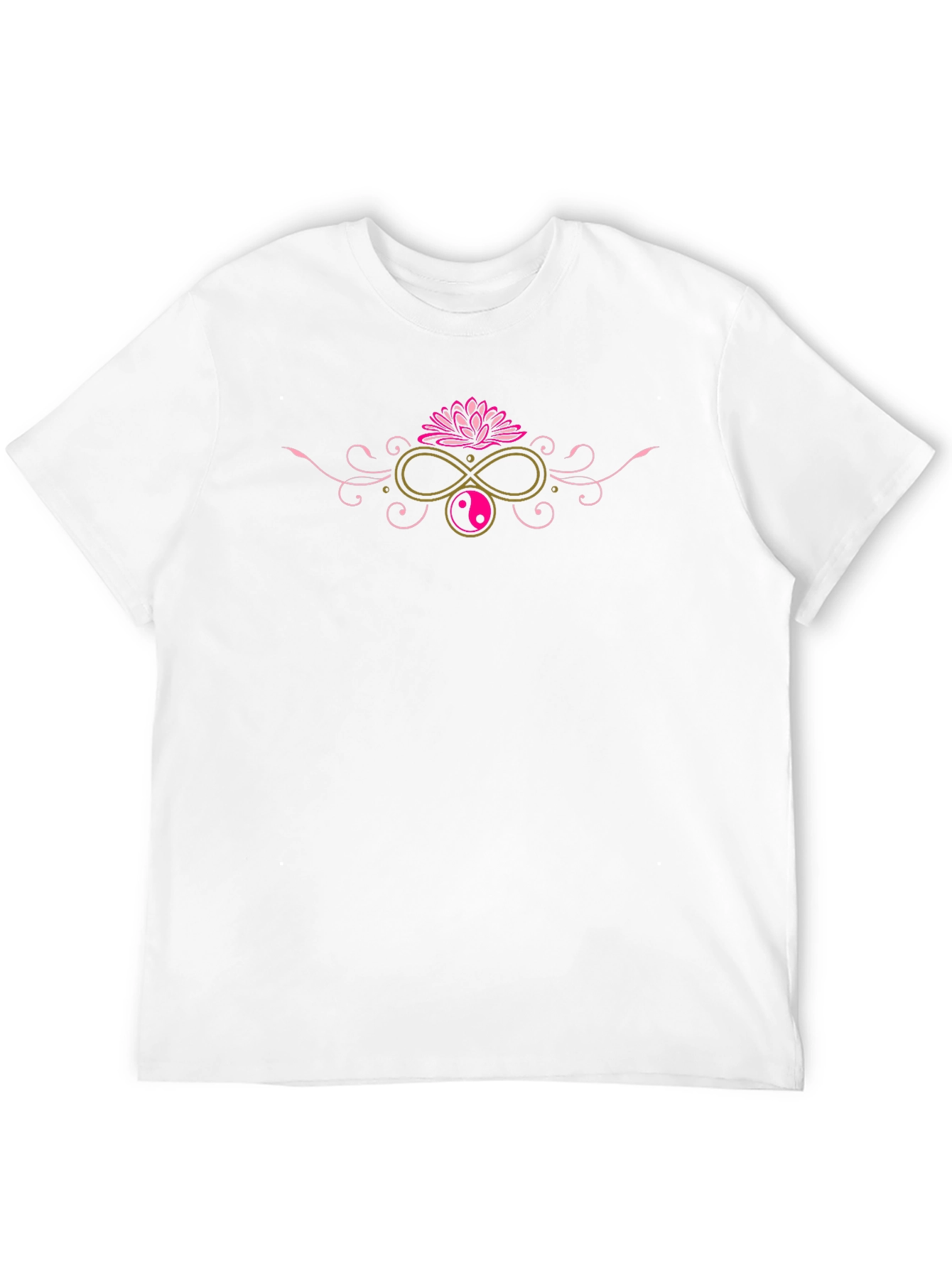 Yin Yang Lotus Infinity Graphic Tee