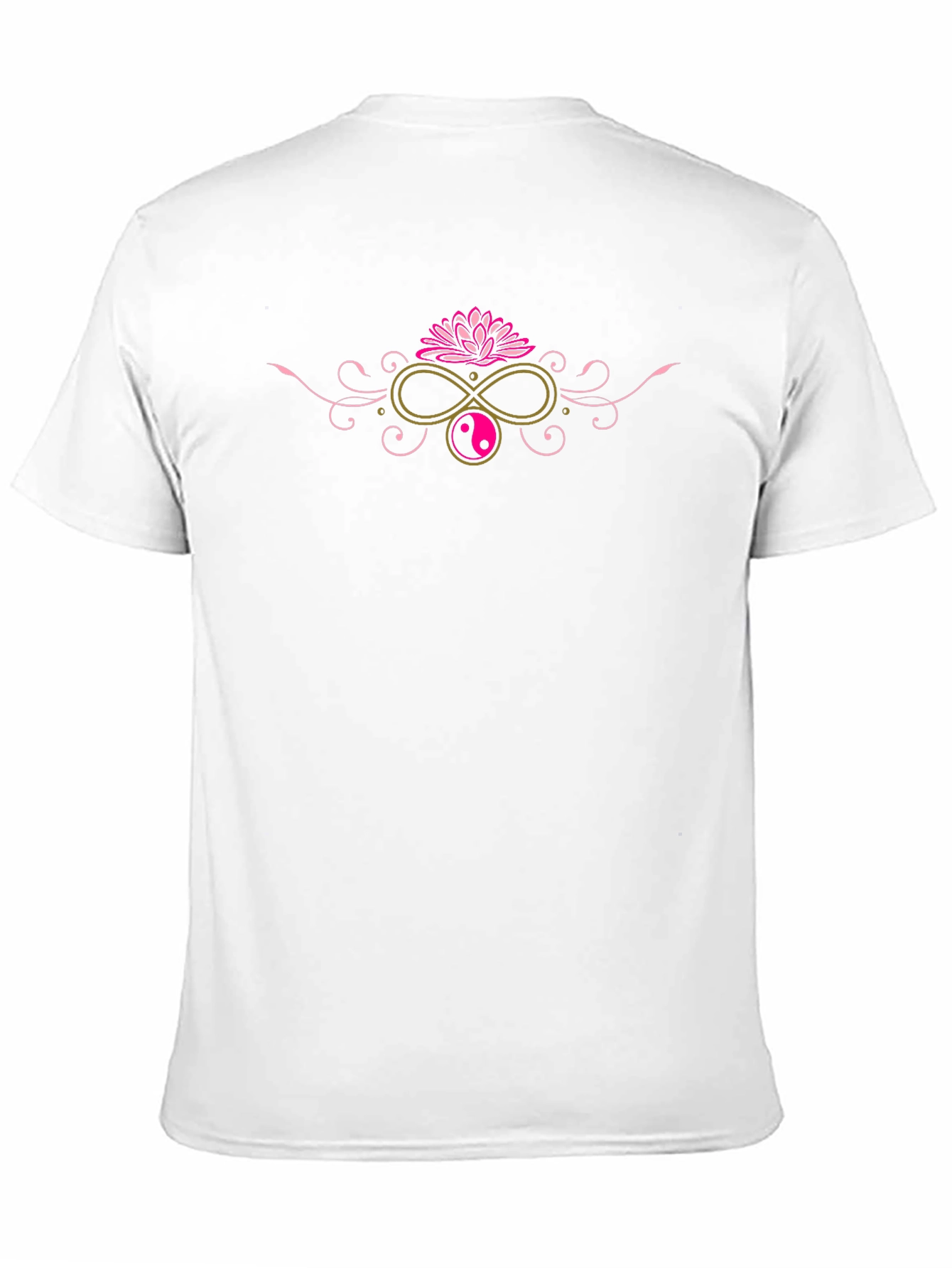 Yin Yang Lotus Infinity Graphic Tee