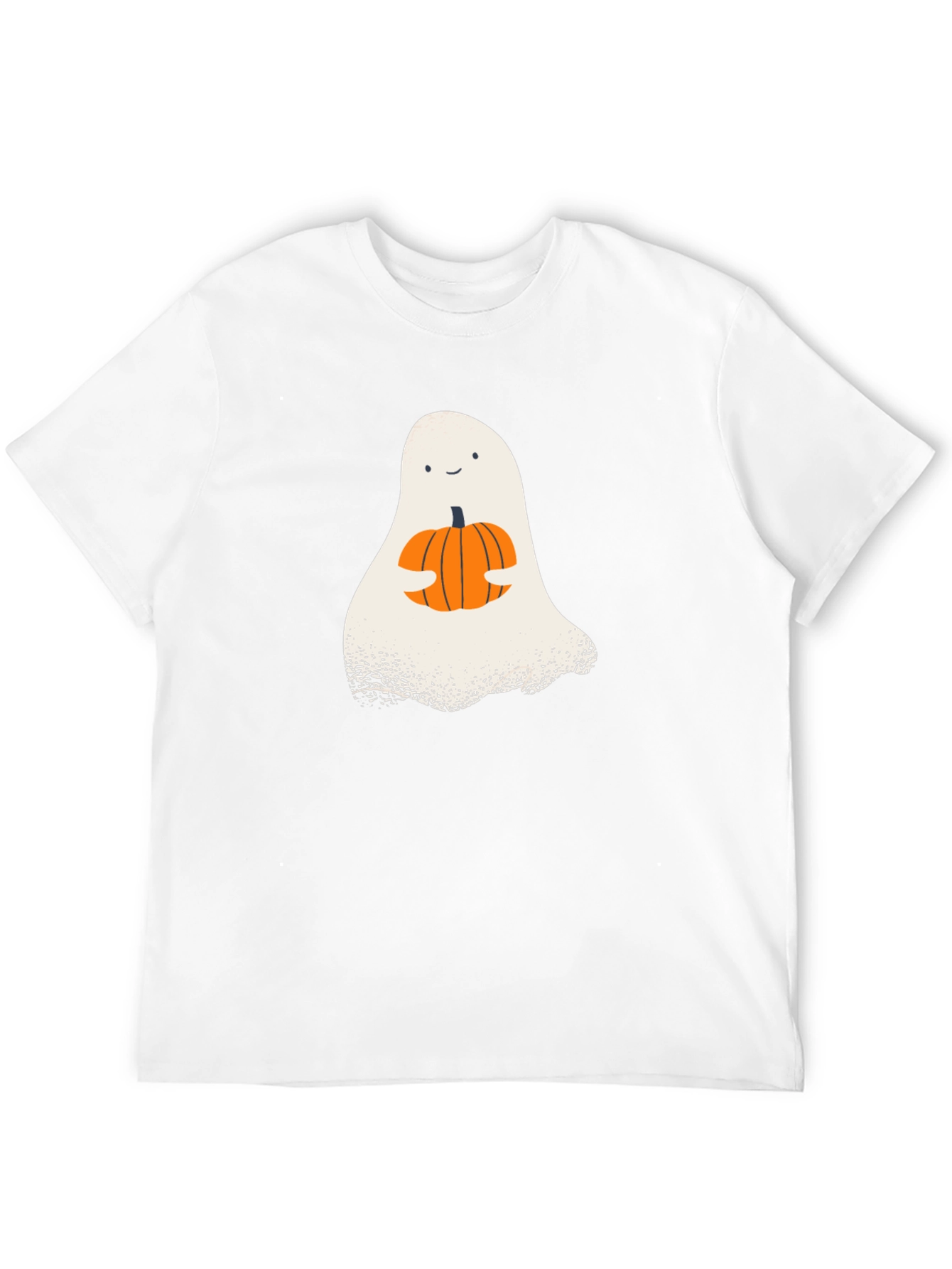 Cute Ghost Pumpkin T-Shirt - Halloween Apparel