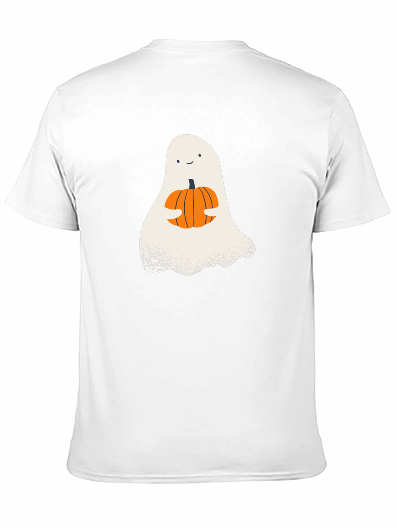 Cute Ghost Pumpkin T-Shirt - Halloween Apparel