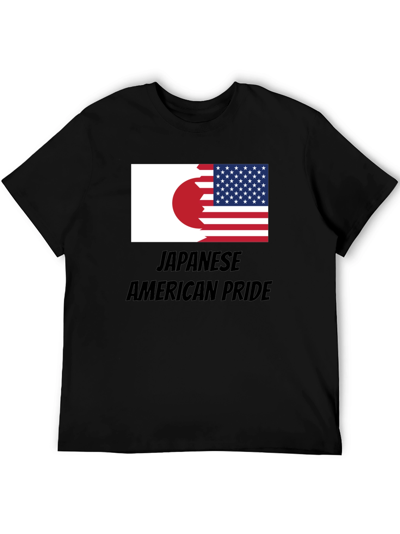 Japanese American Pride T-Shirt USA Japan Flag Tee
