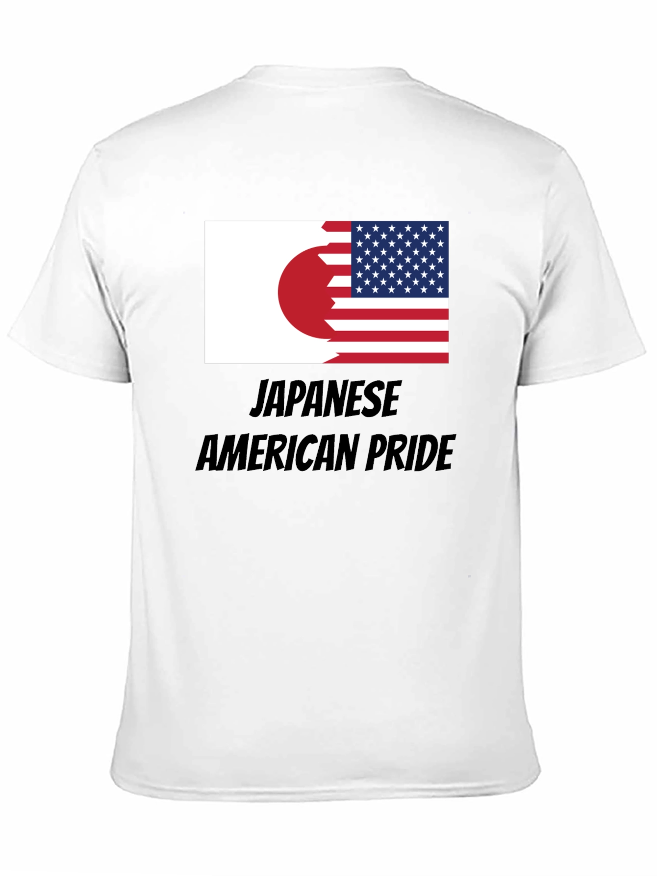 Japanese American Pride T-Shirt USA Japan Flag Tee