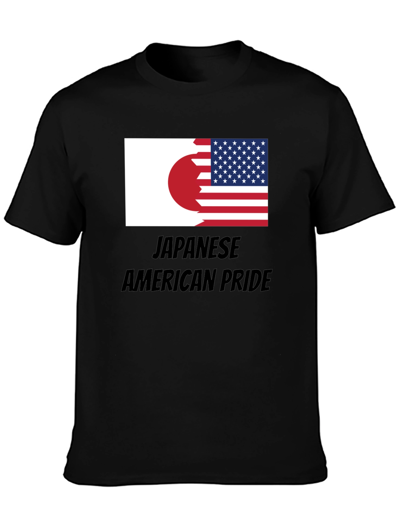Japanese American Pride T-Shirt USA Japan Flag Tee