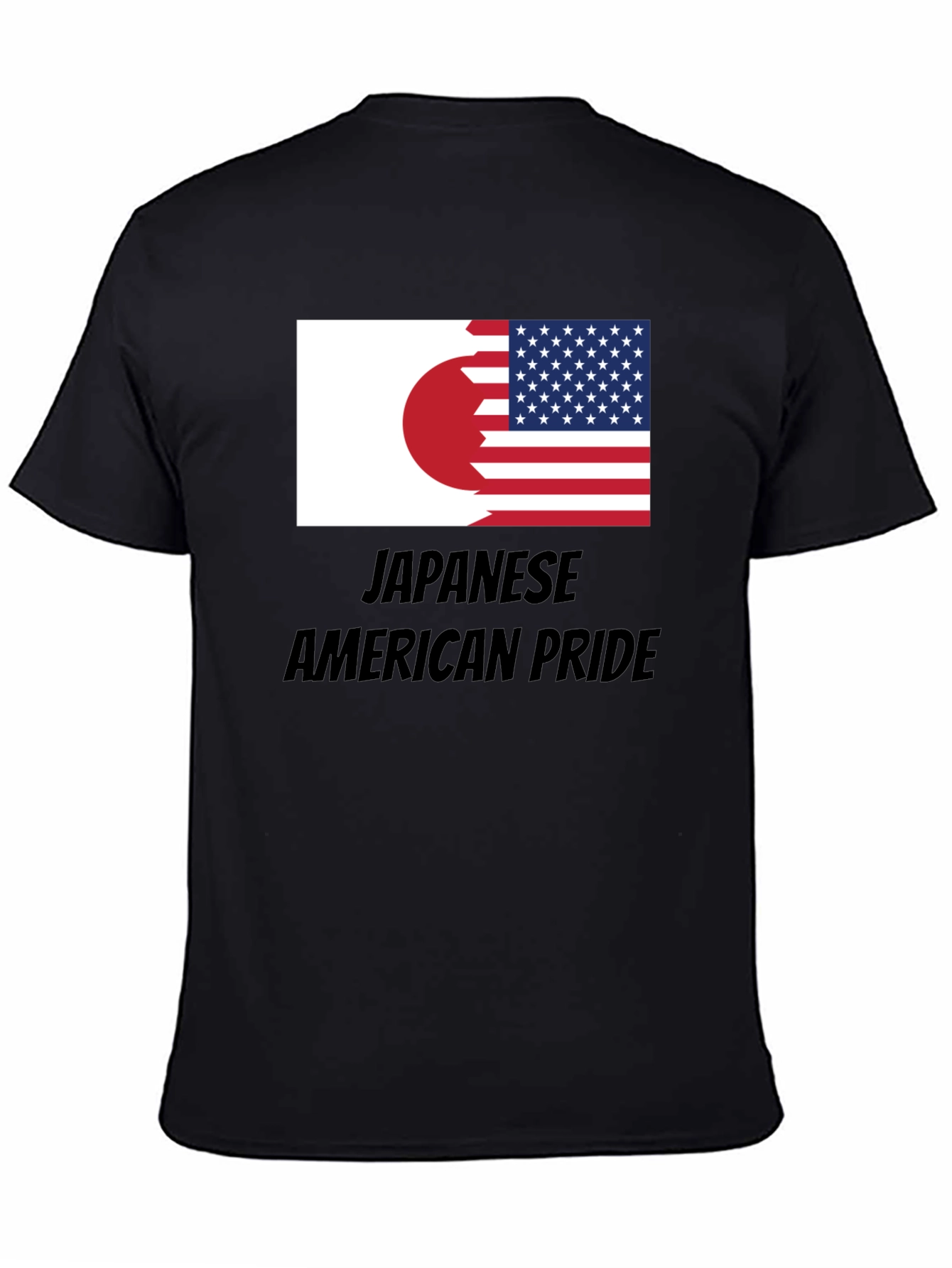 Japanese American Pride T-Shirt USA Japan Flag Tee