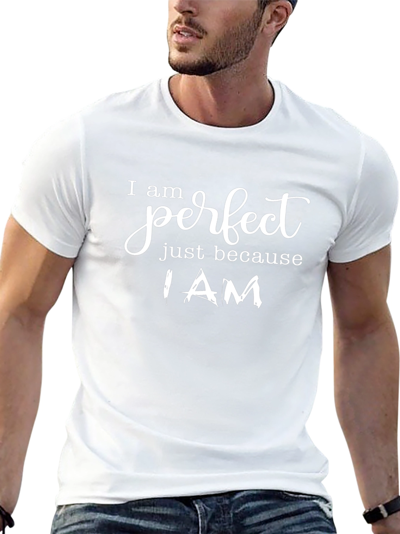 I Am Perfect T-Shirt - Stylish & Confident Design