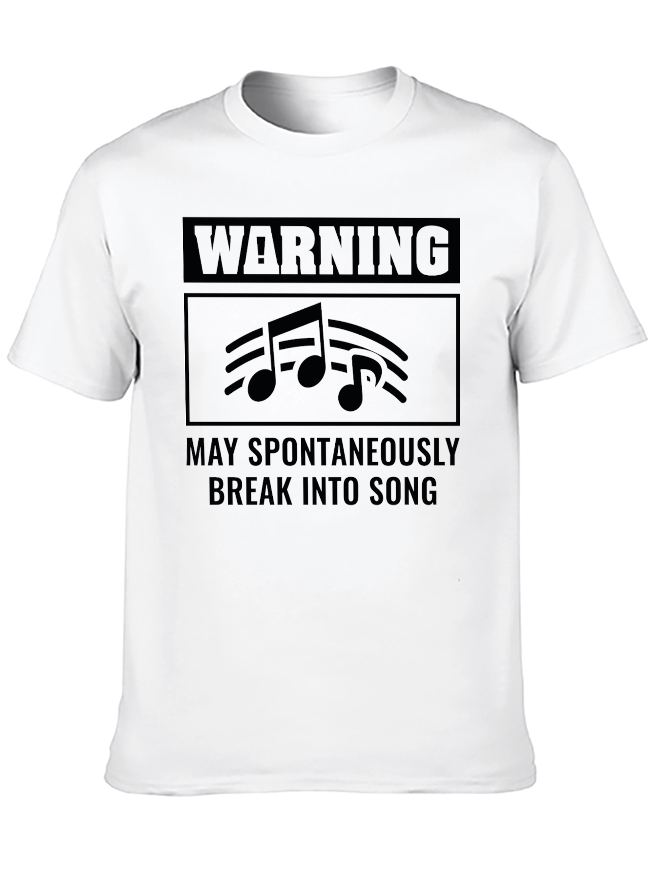 Warning Spontaneous Song T-Shirt