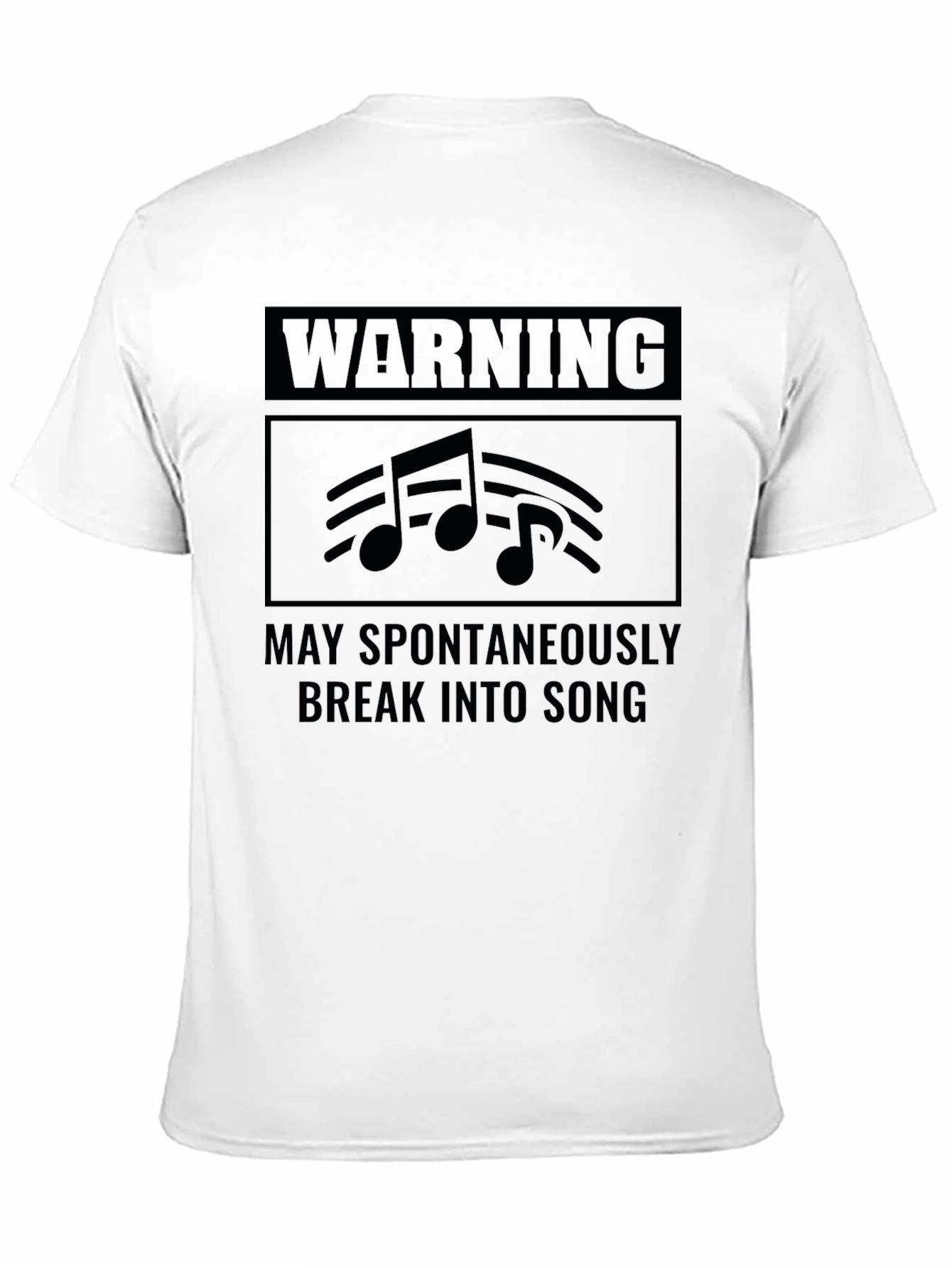 Warning Spontaneous Song T-Shirt