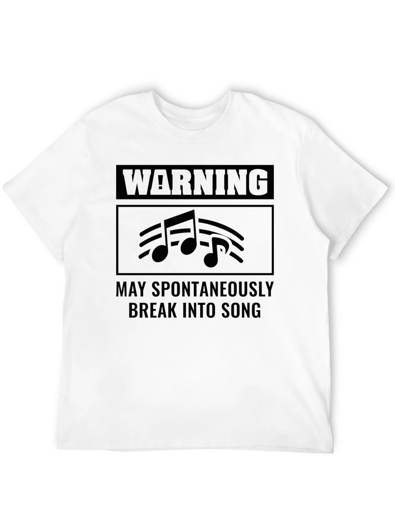 Warning Spontaneous Song T-Shirt