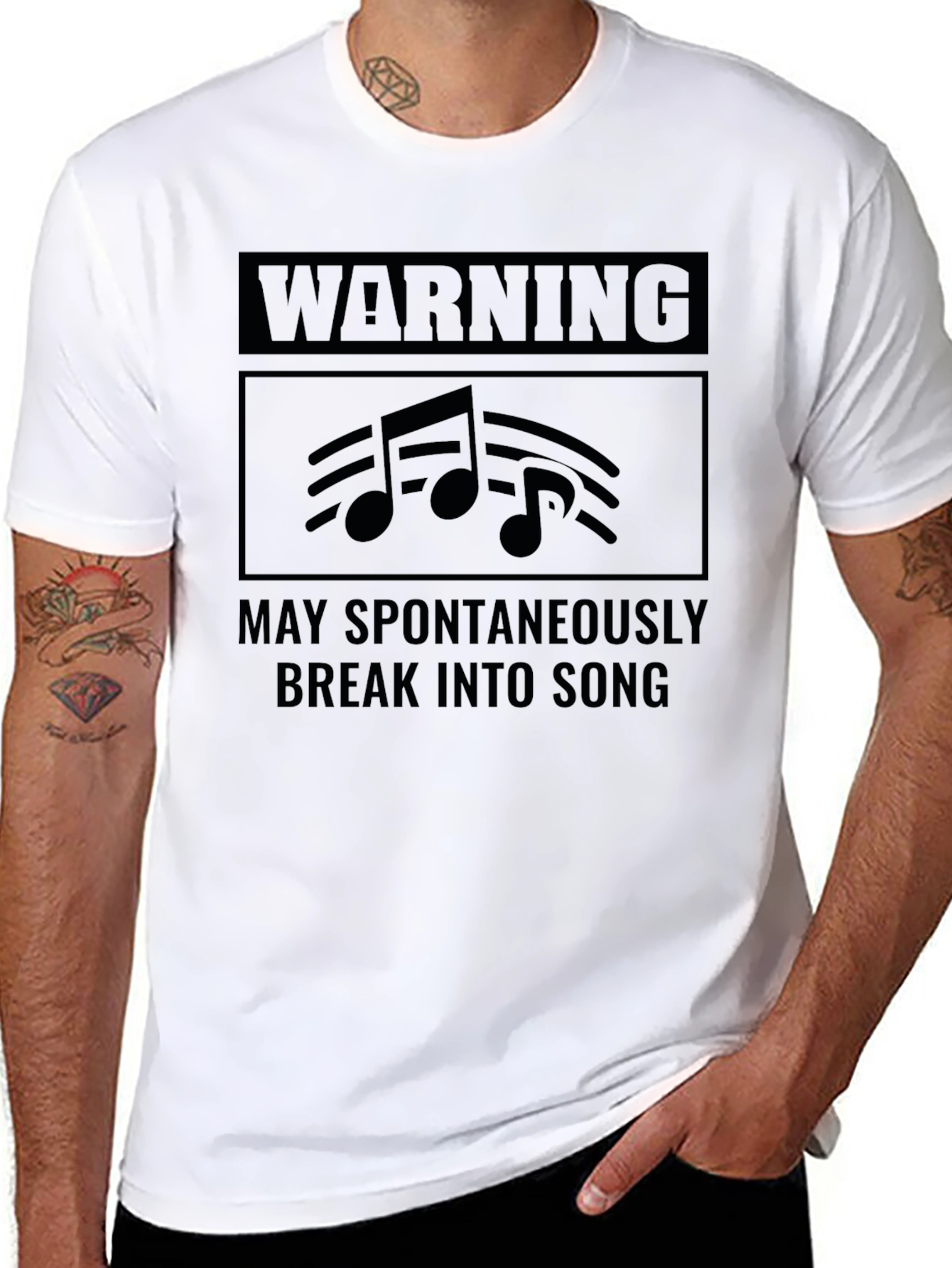 Warning Spontaneous Song T-Shirt