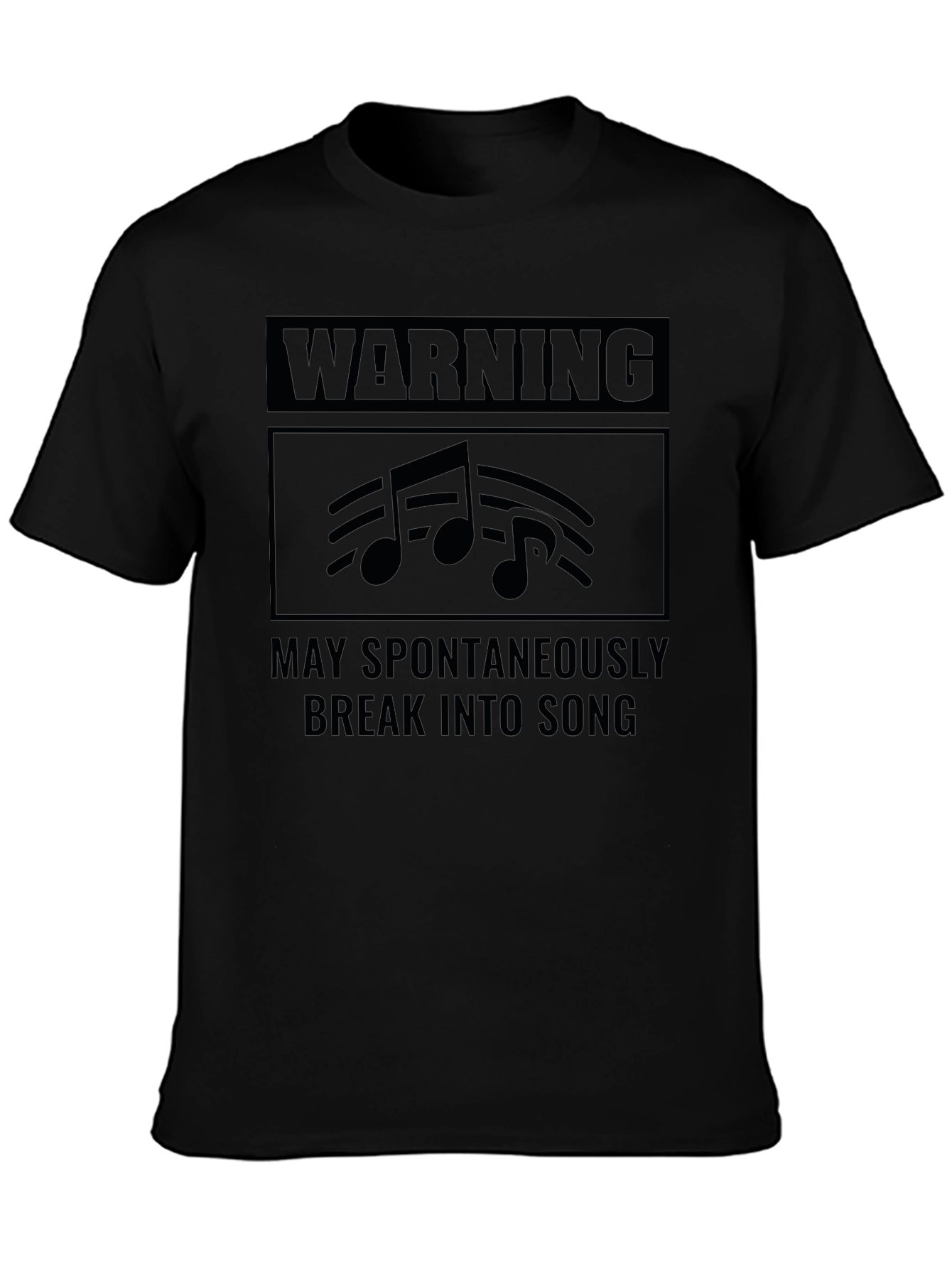 Warning Spontaneous Song T-Shirt