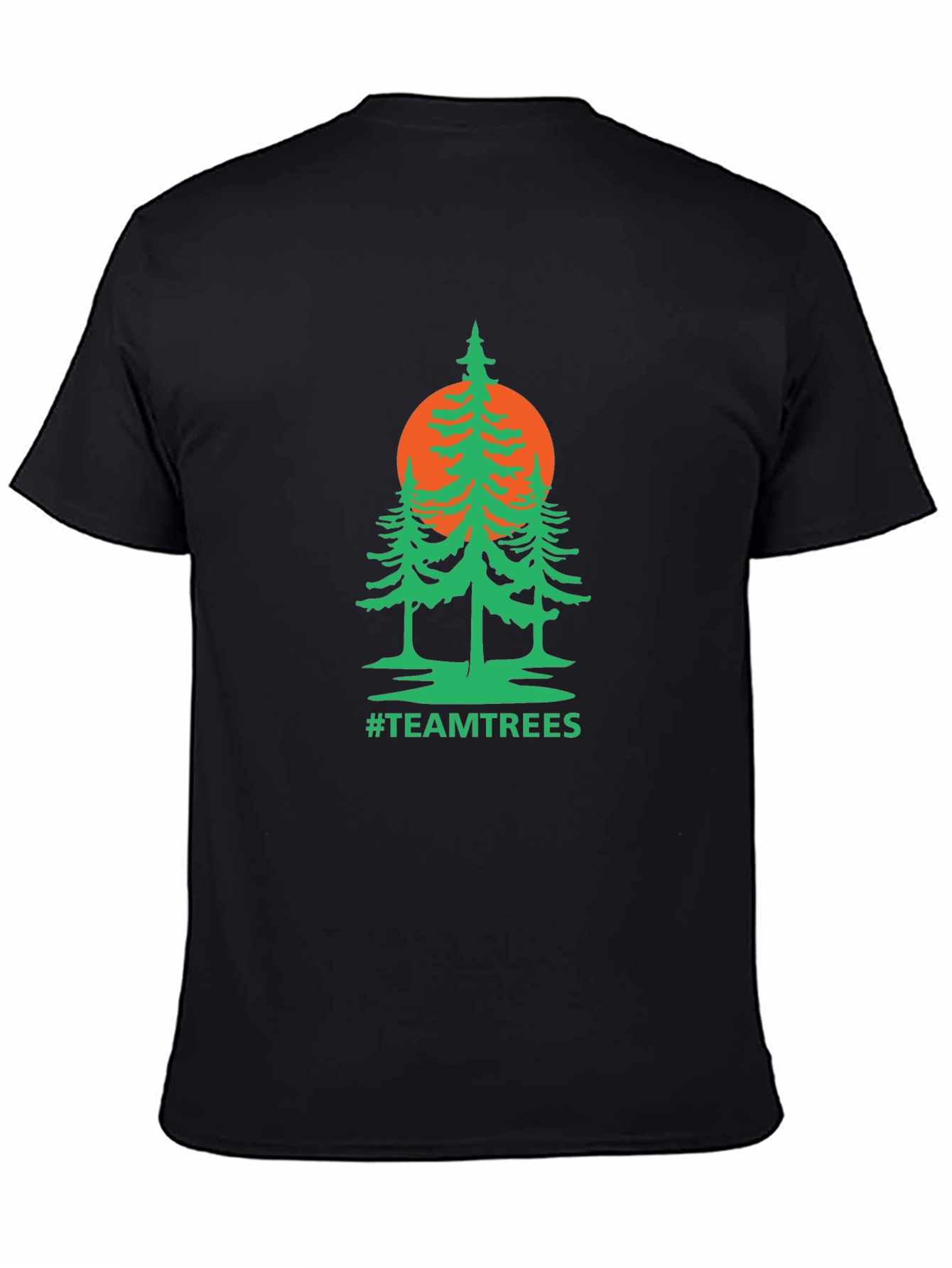 Team Trees Black T-Shirt