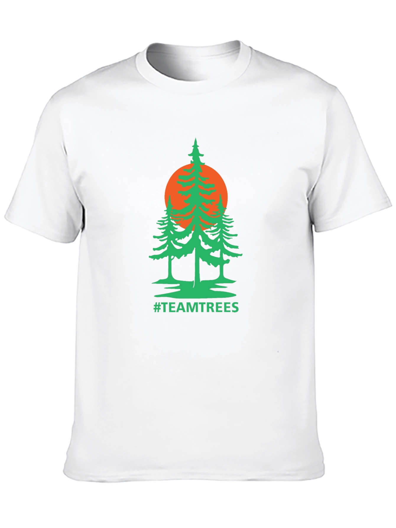 Team Trees Black T-Shirt