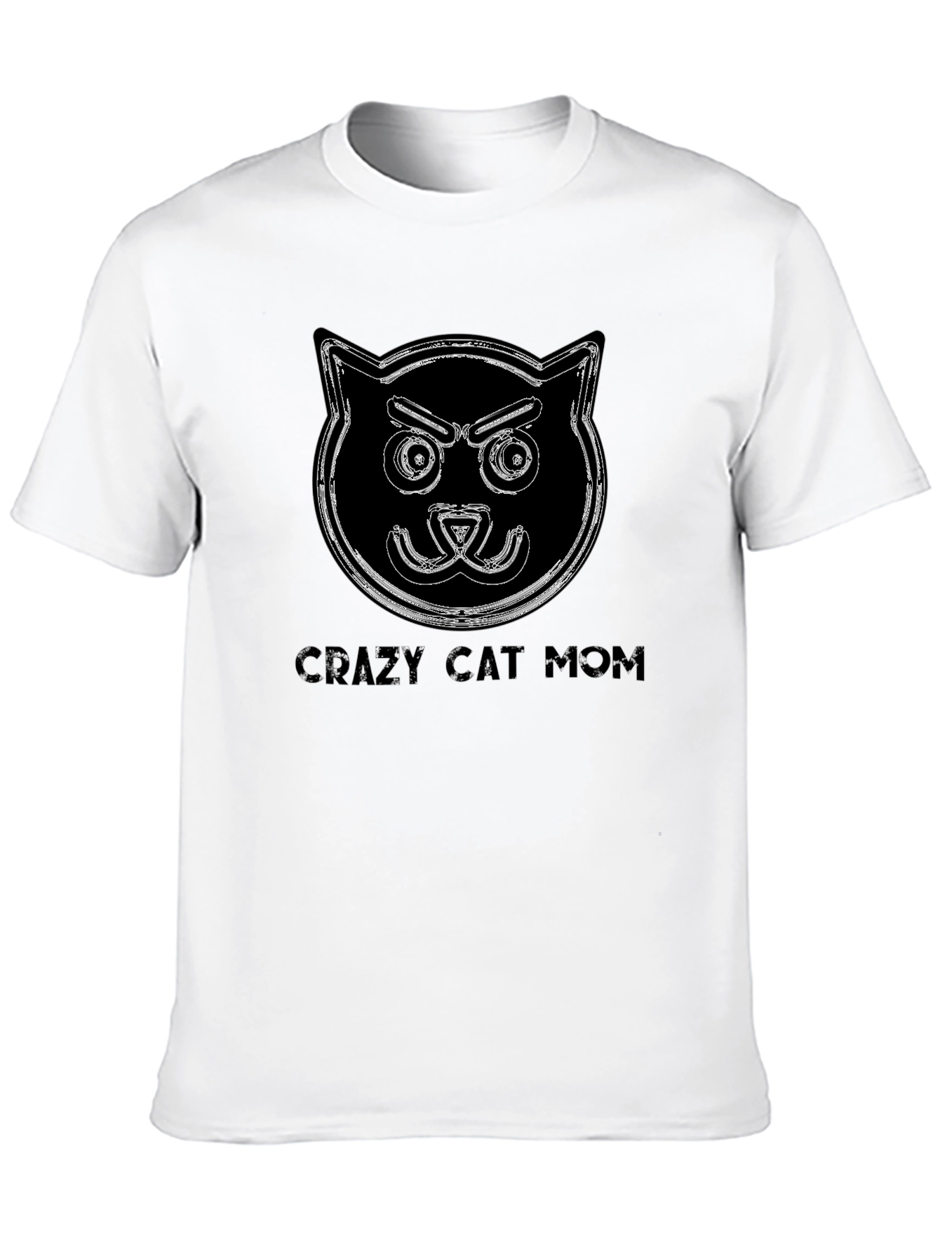 Crazy Cat Mom T-Shirt - Funny Cat Lover Tee