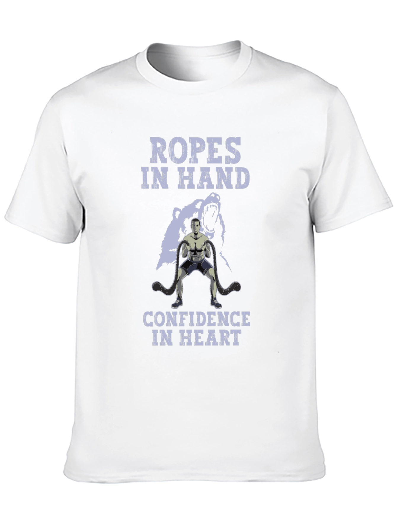 Ropes In Hand Confidence In Heart Graphic T-Shirt