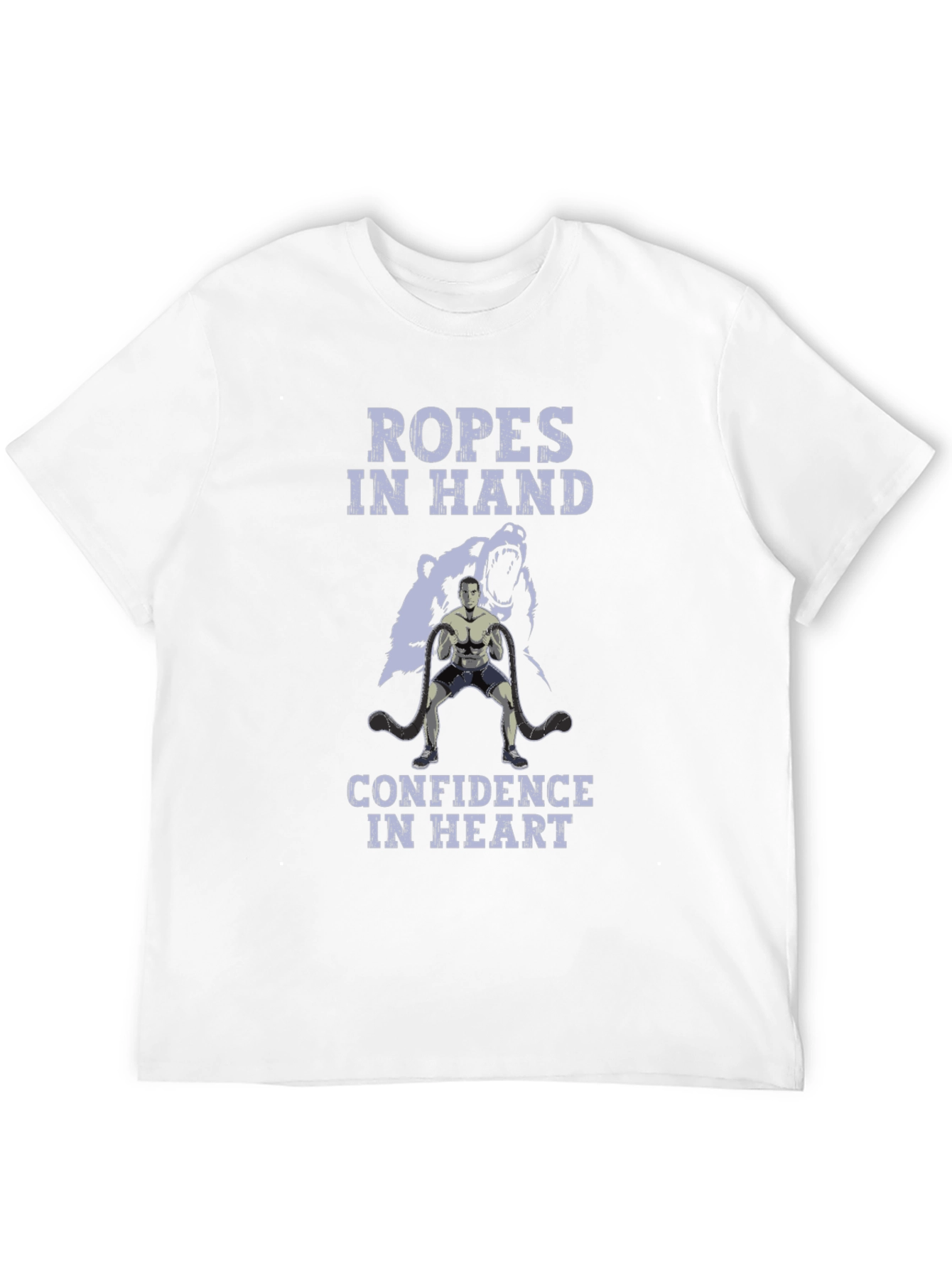 Ropes In Hand Confidence In Heart Graphic T-Shirt