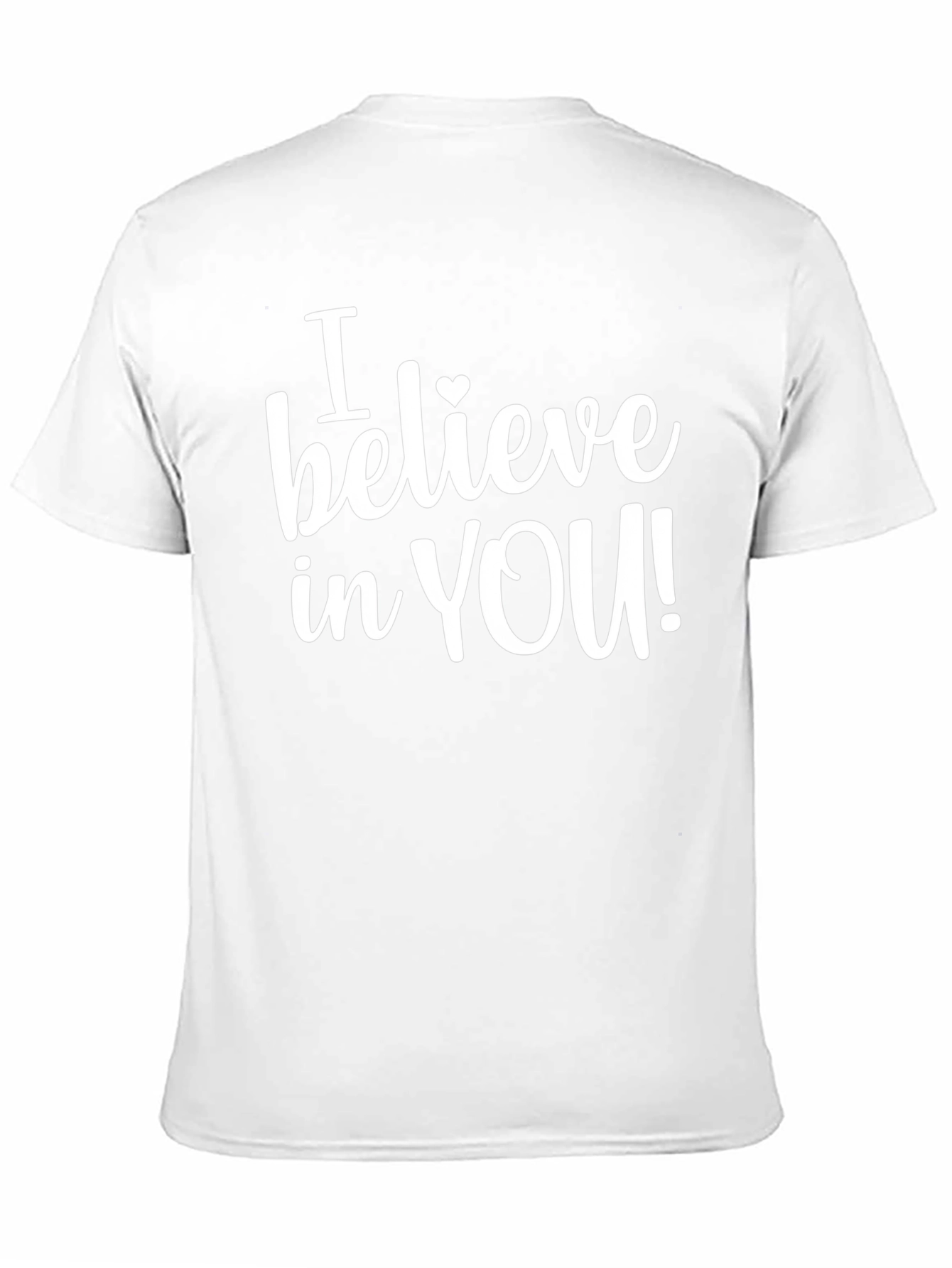 Believe in You Heart Graphic Black T-Shirt