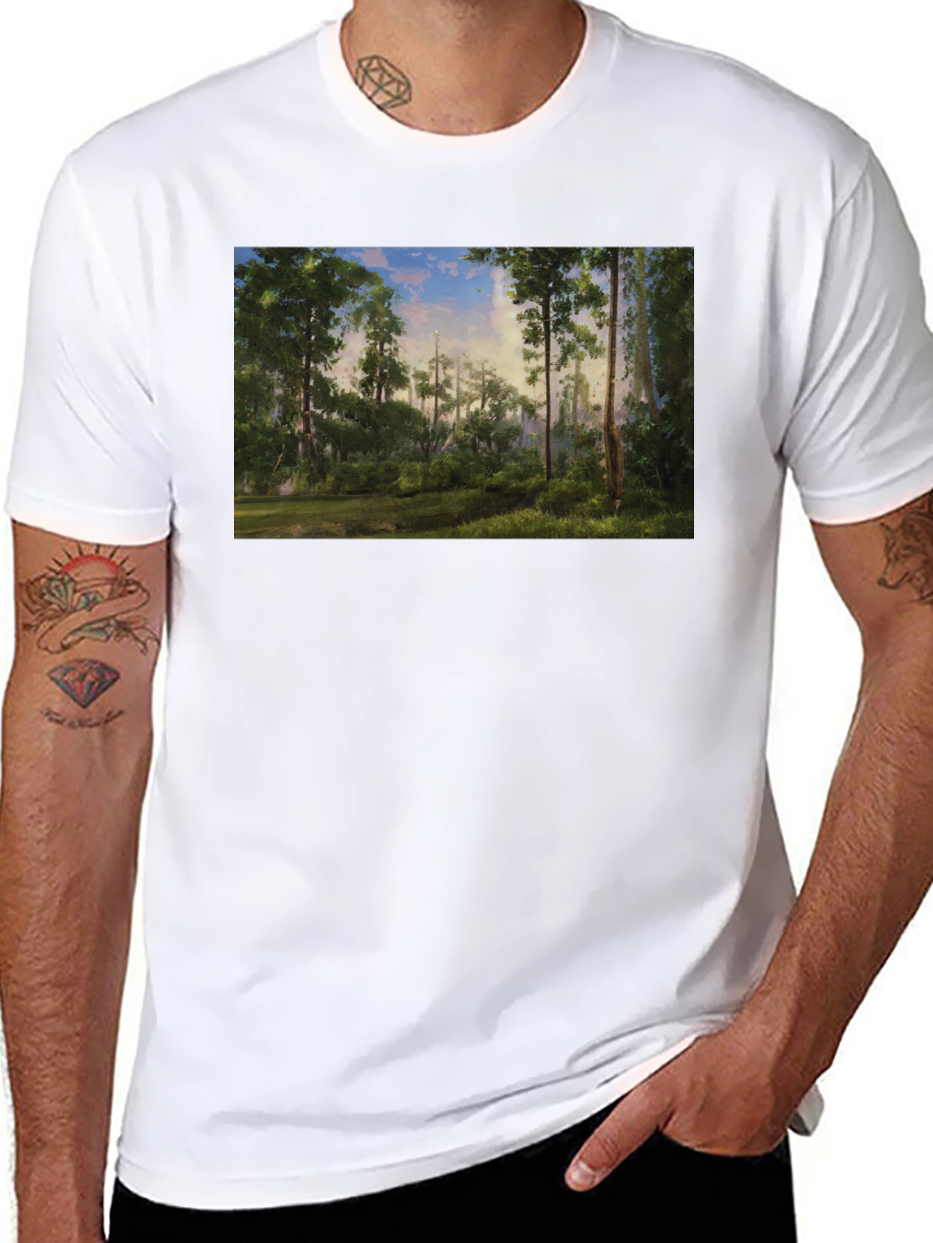 Landscape Painting Graphic Tee
