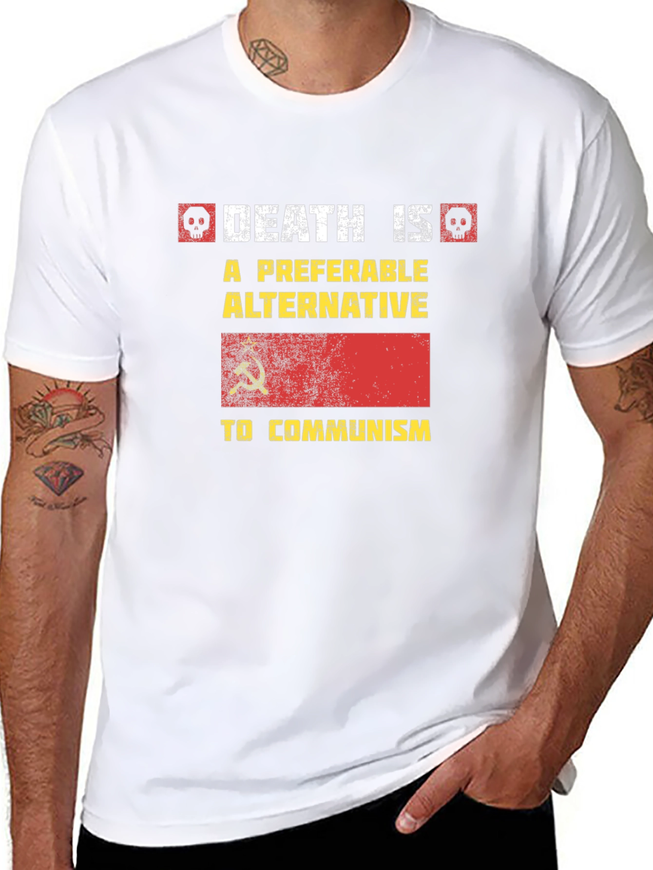 Death is Preferable T-Shirt - Anti Communism