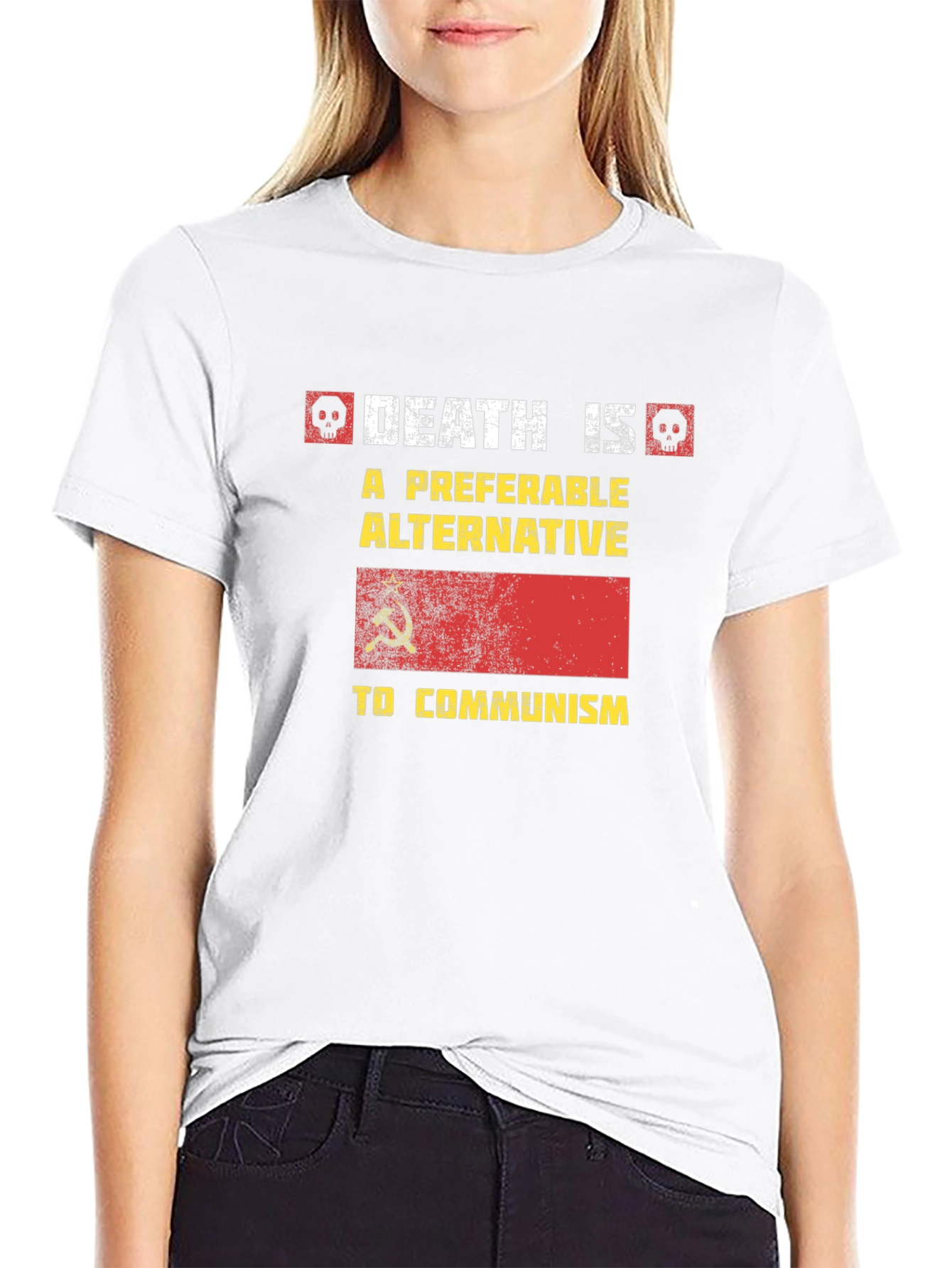 Death is Preferable T-Shirt - Anti Communism