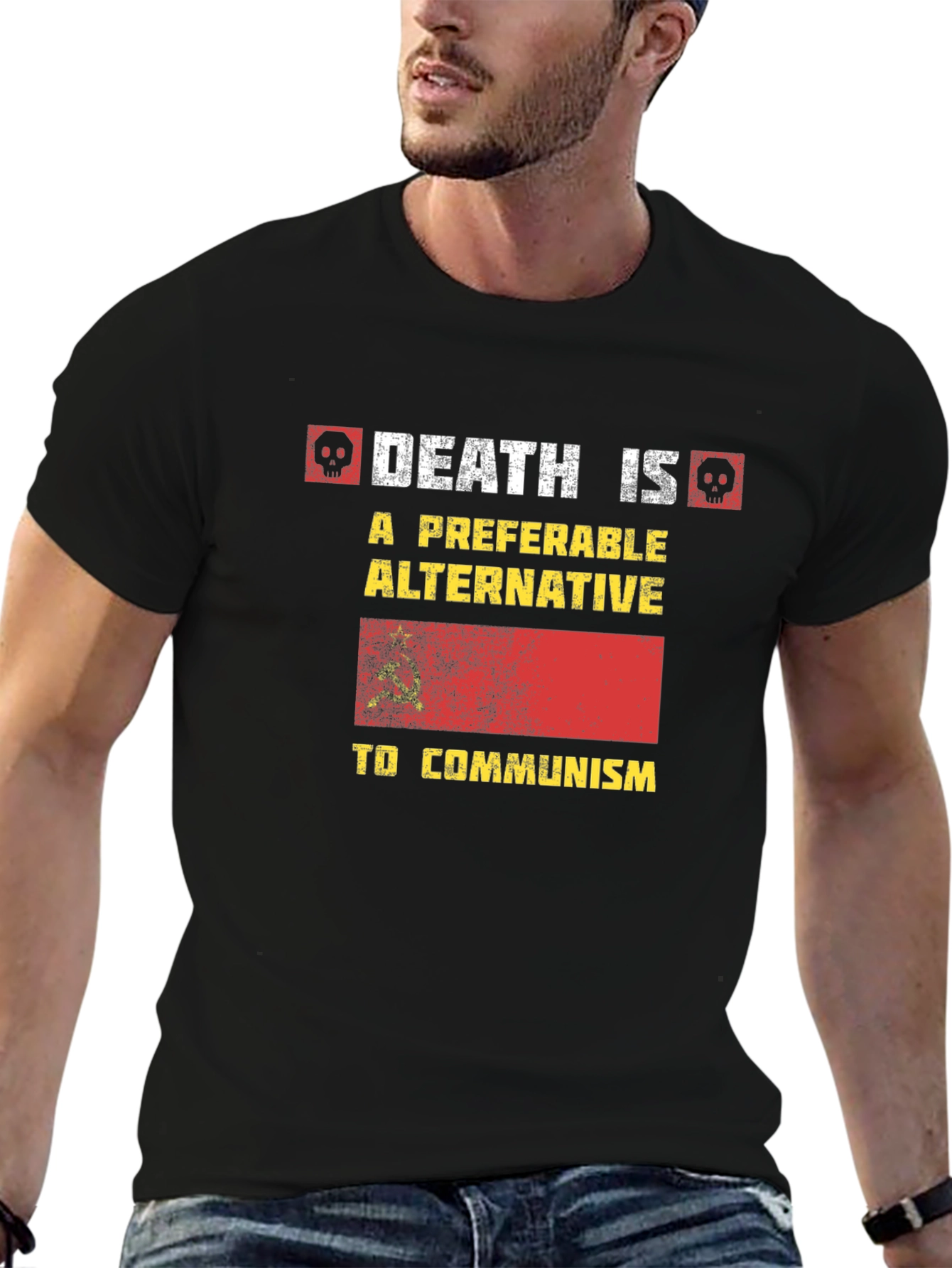 Death is Preferable T-Shirt - Anti Communism