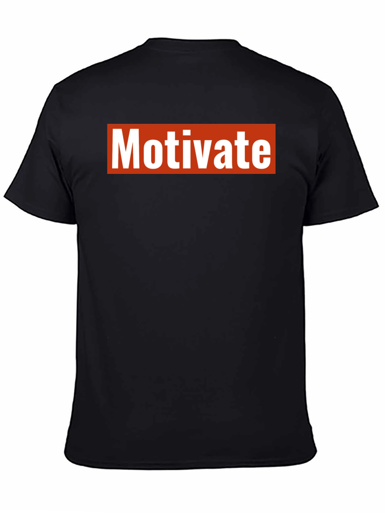 Motivate Graphic Tee - Black Short Sleeve