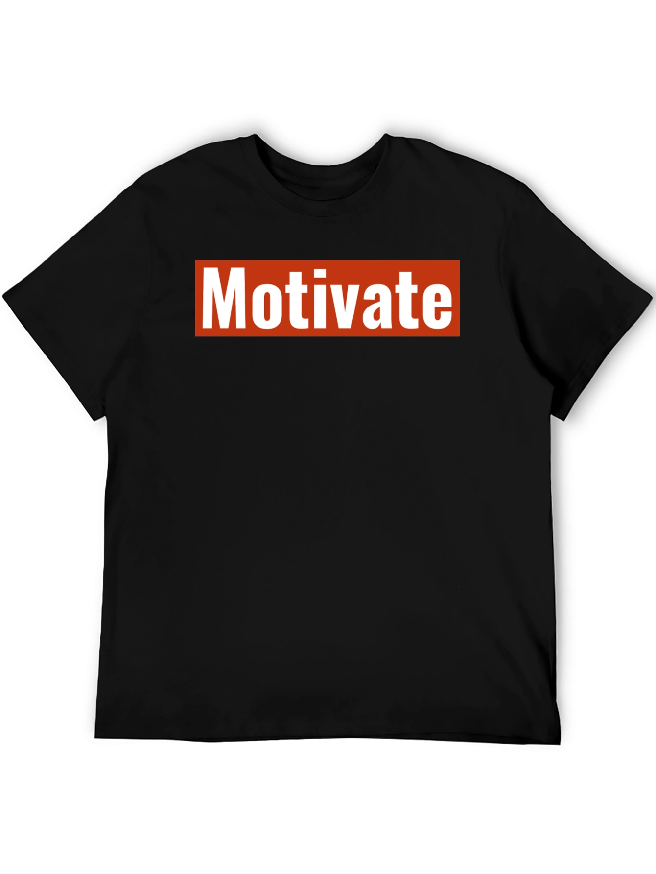 Motivate Graphic Tee - Black Short Sleeve