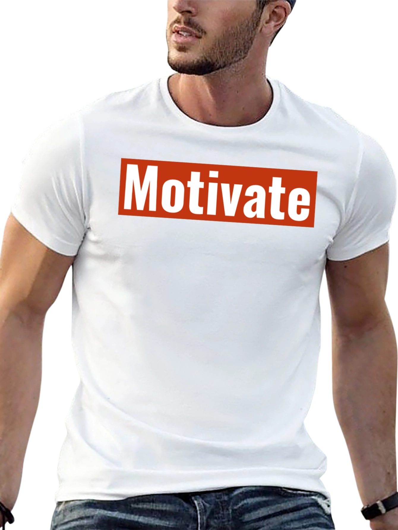 Motivate Graphic Tee - Black Short Sleeve