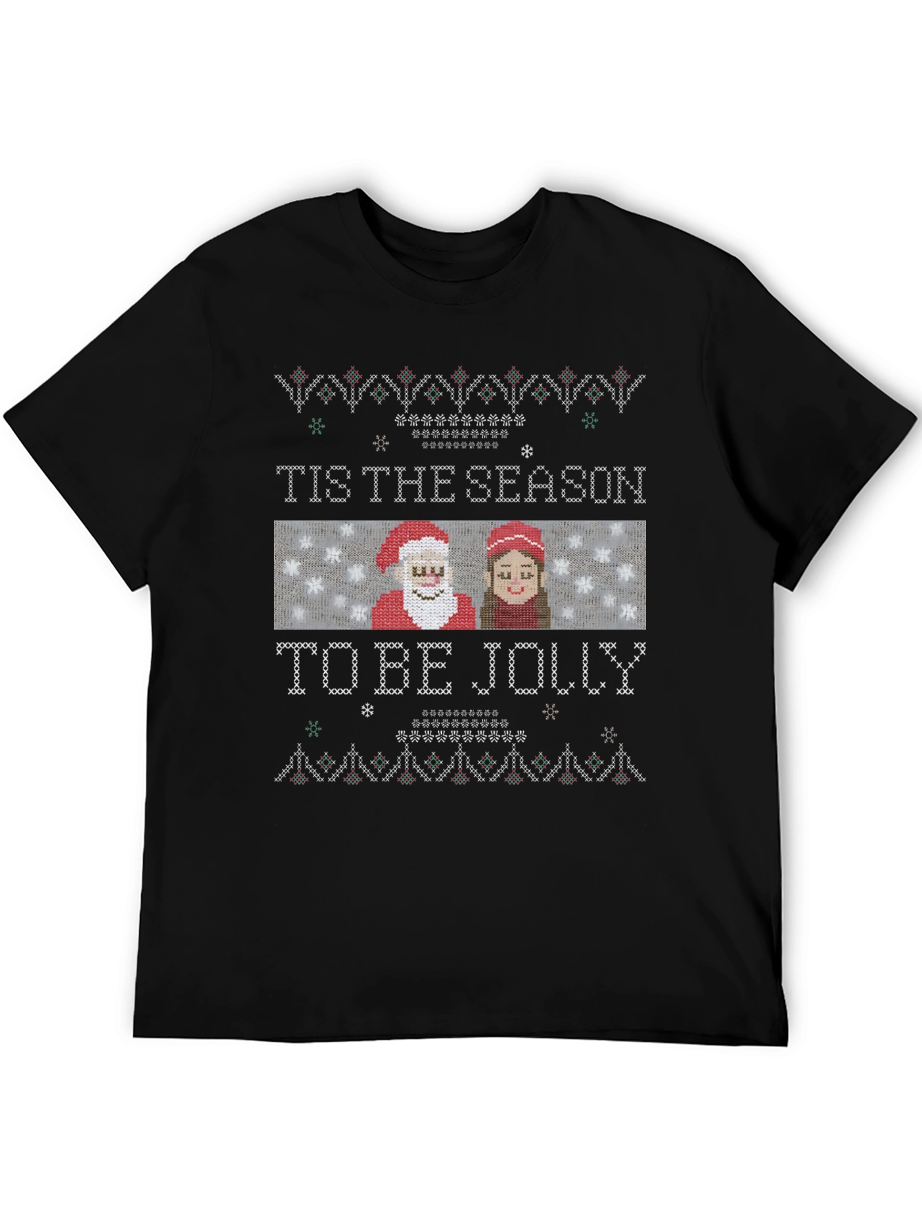 Tis The Season To Be Jolly Christmas Graphic Tee