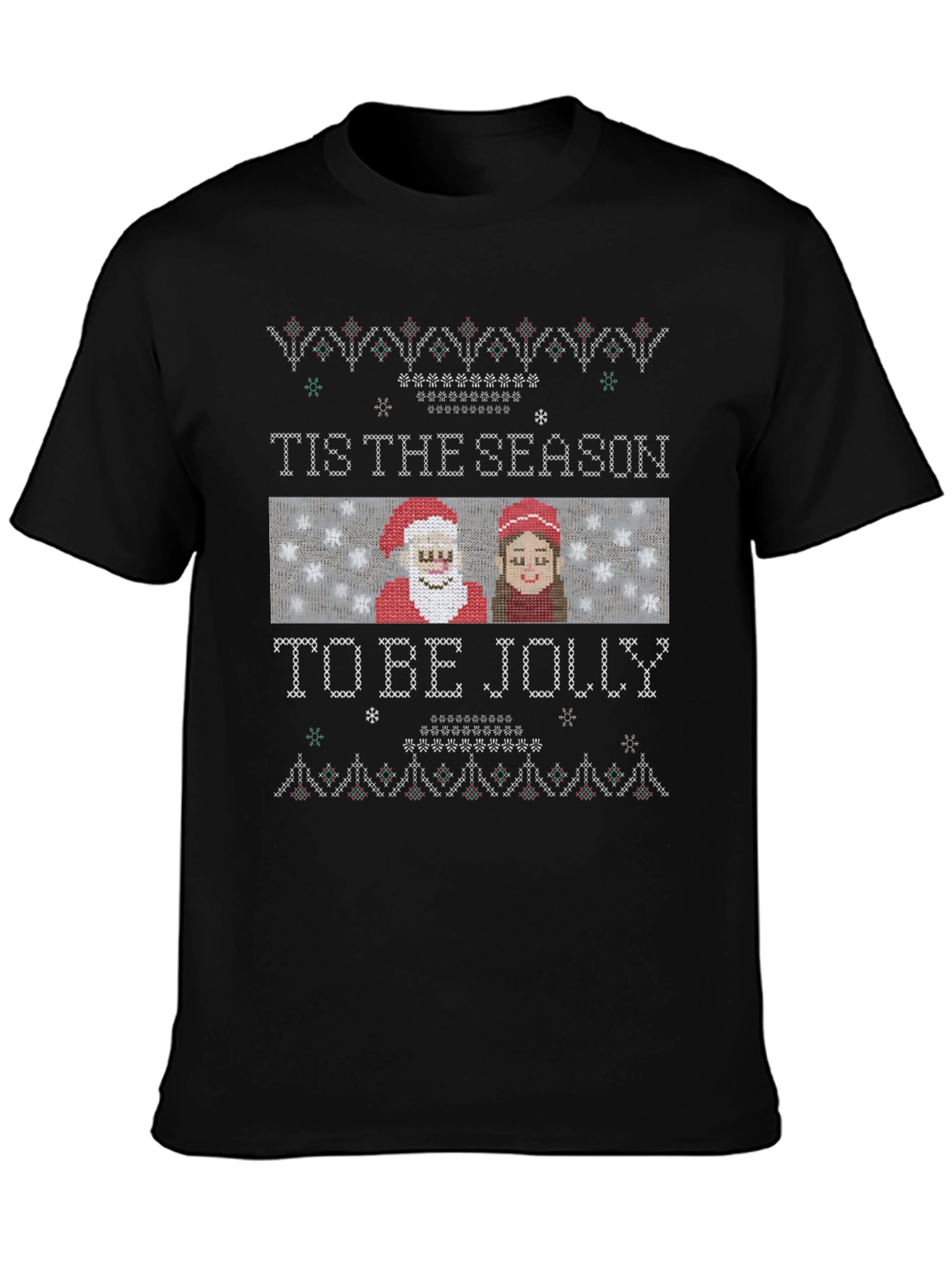 Tis The Season To Be Jolly Christmas Graphic Tee