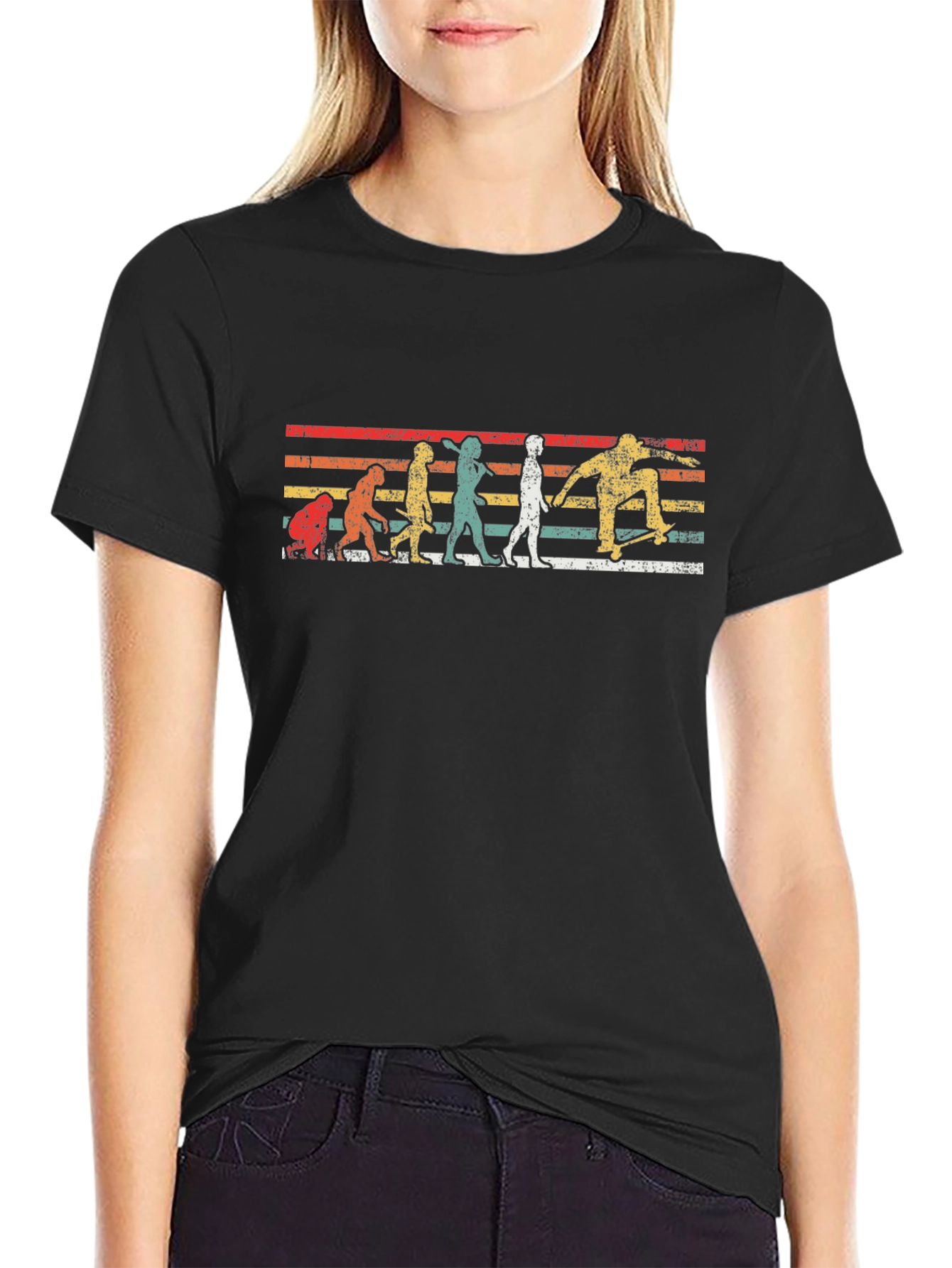 Skater Evolution Retro Graphic Tee