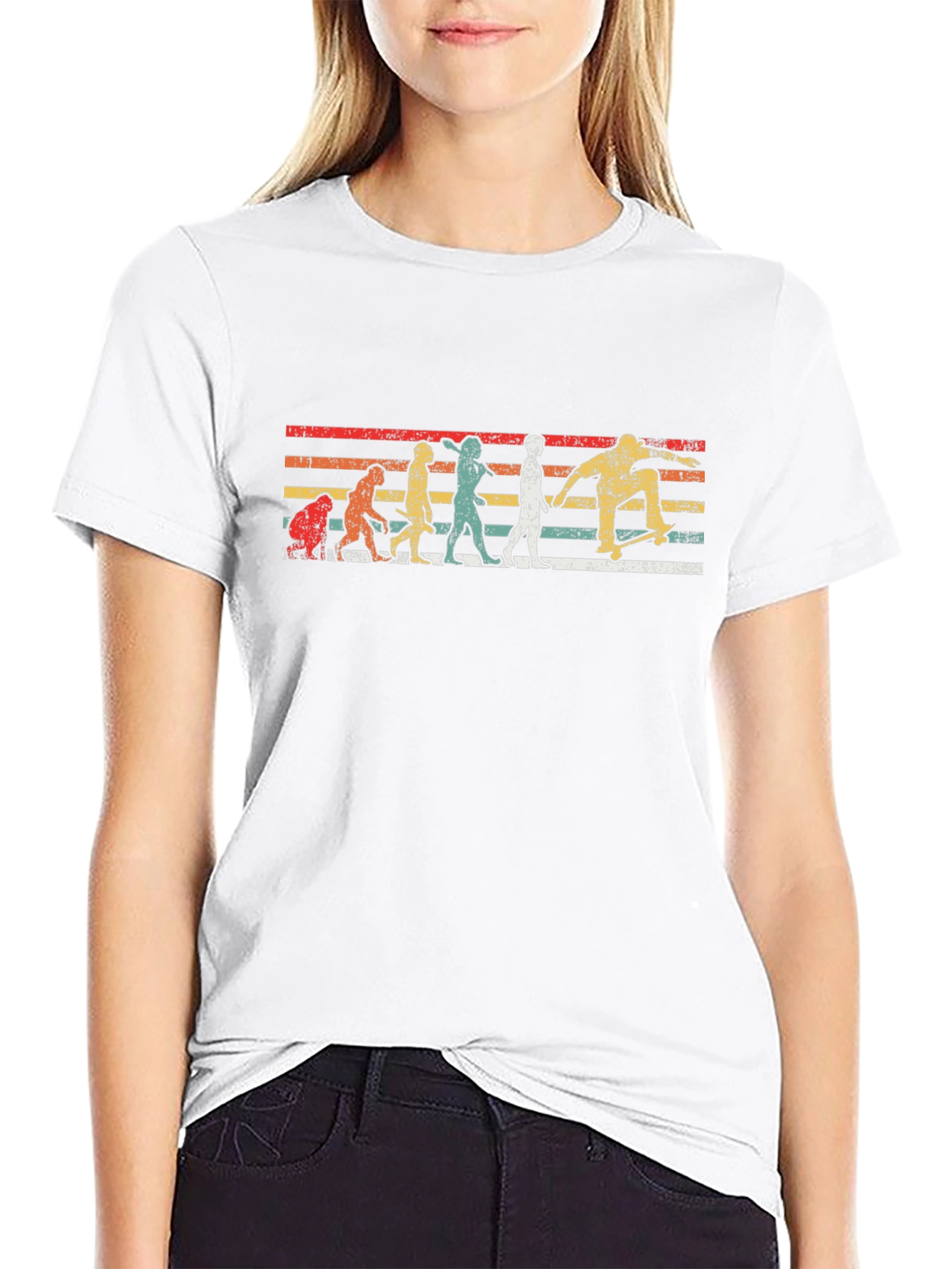 Skater Evolution Retro Graphic Tee